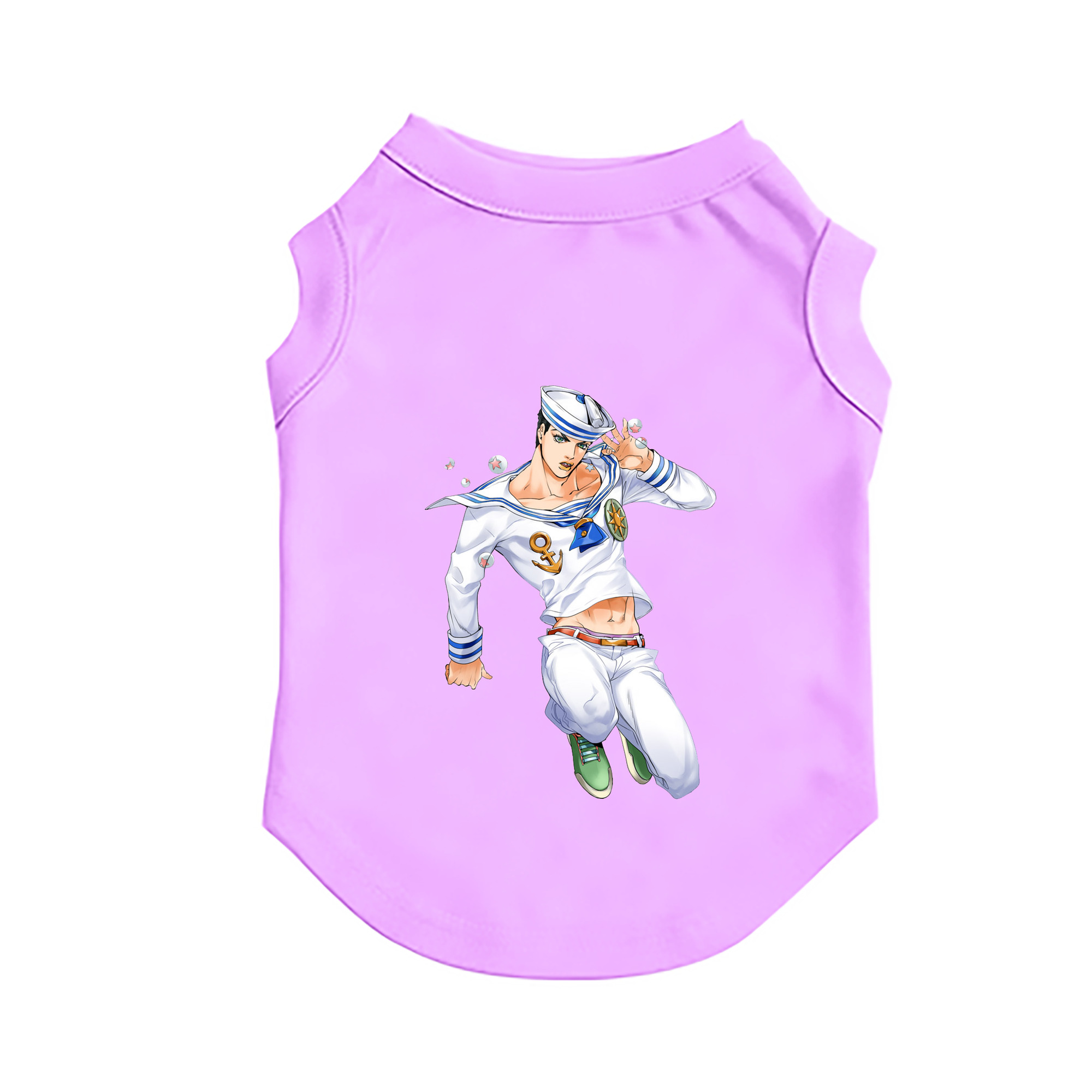 （画像用） ジョジョの奇妙な冒険 東方定助 JoJo's Bizarre Adventure Higashikata Josuke ペット用ベスト