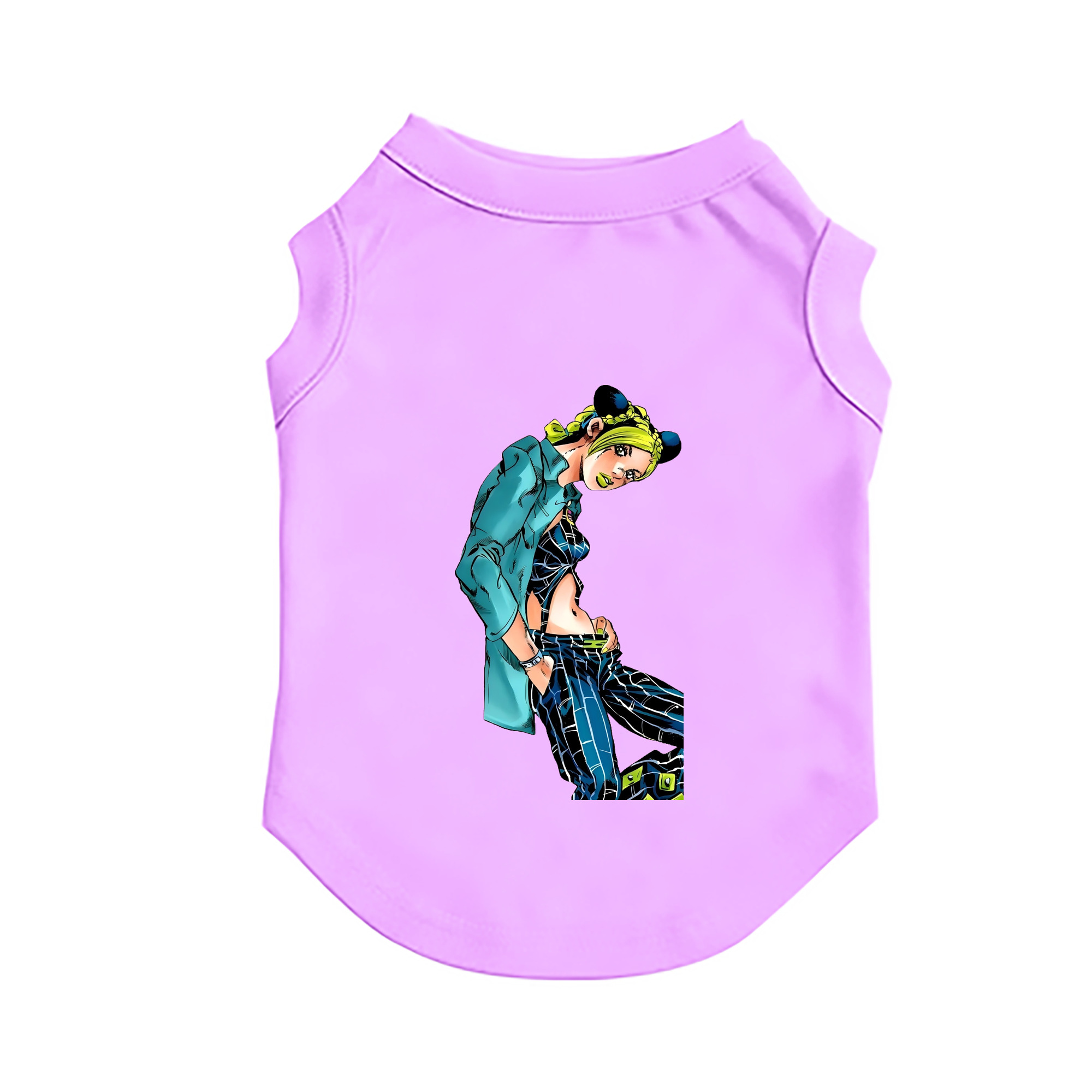 （画像用） "ジョジョの奇妙な冒険 くうじょう ジョリーン JoJo's Bizarre Adventure Jolyne Cujoh " ペット用ベスト