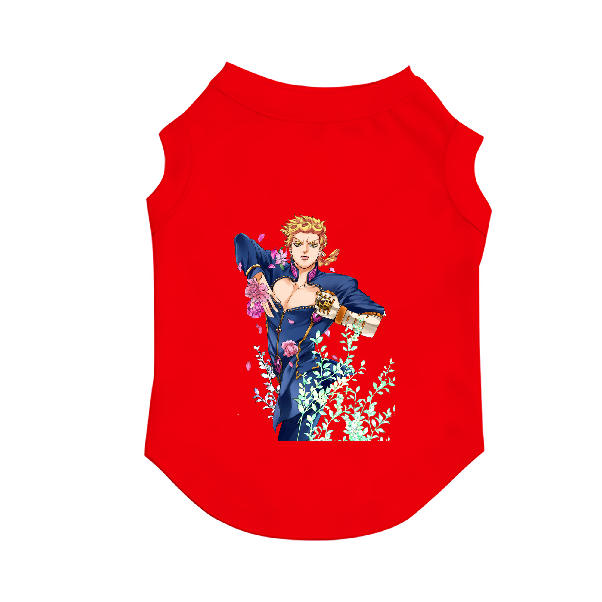 （画像用） ジョジョの奇妙な冒険 ジョルノ?ジョバァーナ JoJo's Bizarre Adventure Giorno Giovanna ペット用ベスト