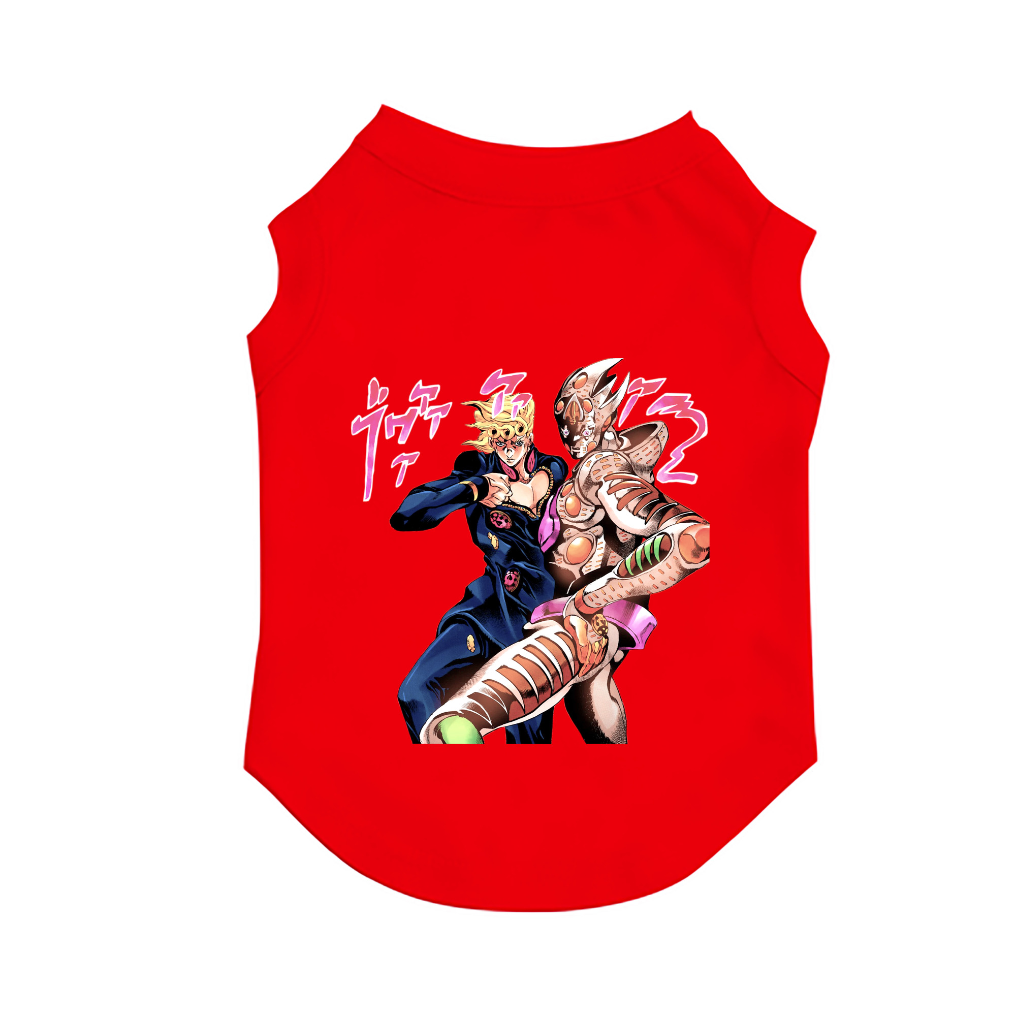 （画像用） ジョジョの奇妙な冒険 ジョルノ?ジョバァーナ JoJo's Bizarre Adventure Giorno Giovanna ペット用ベスト