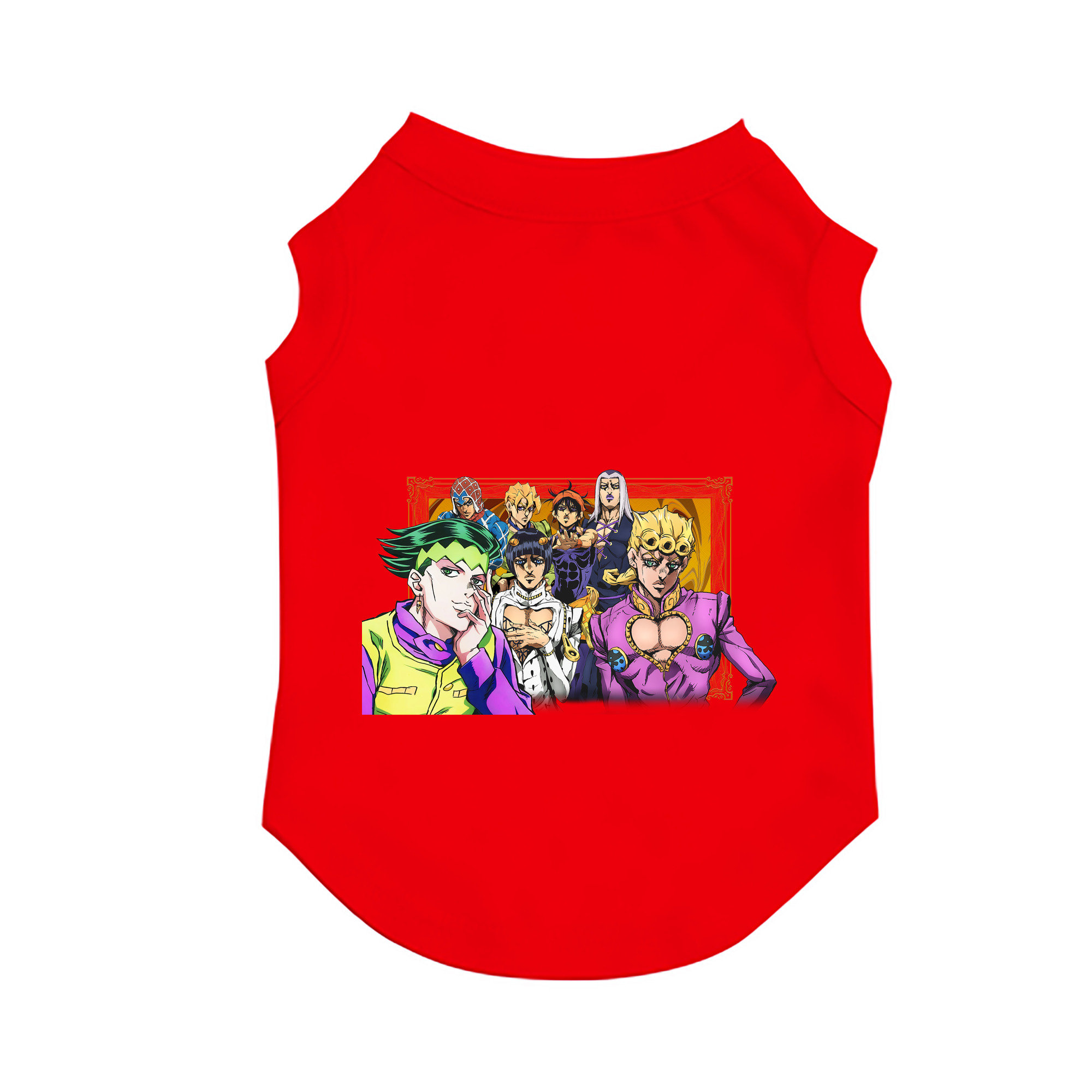 （画像用） ジョジョの奇妙な冒険 ジョルノ?ジョバァーナ JoJo's Bizarre Adventure Giorno Giovanna ペット用ベスト