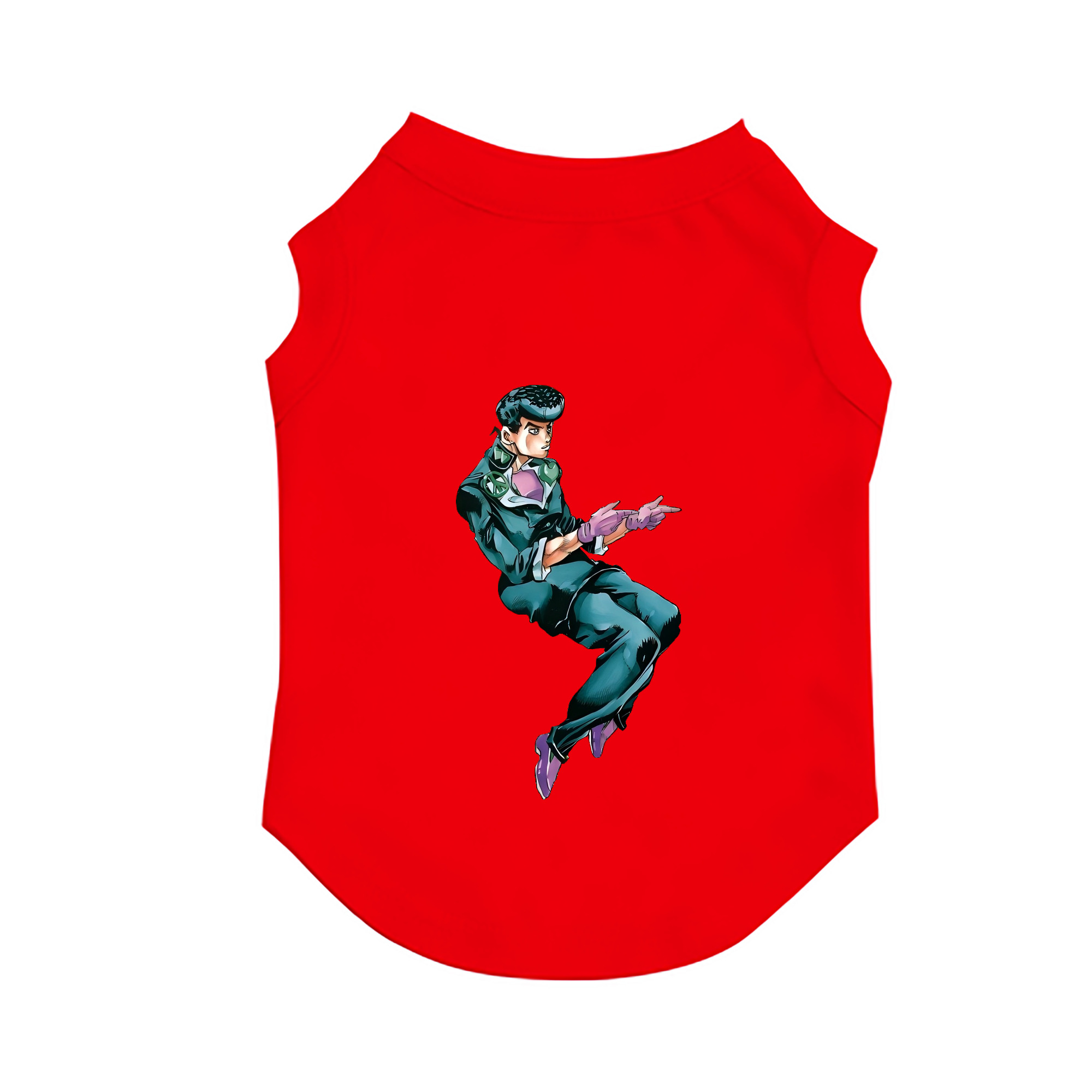 （画像用） ジョジョの奇妙な冒険 ひがしかた じょうすけ JoJo's Bizarre Adventure Higashikata Josuke ペット用ベスト