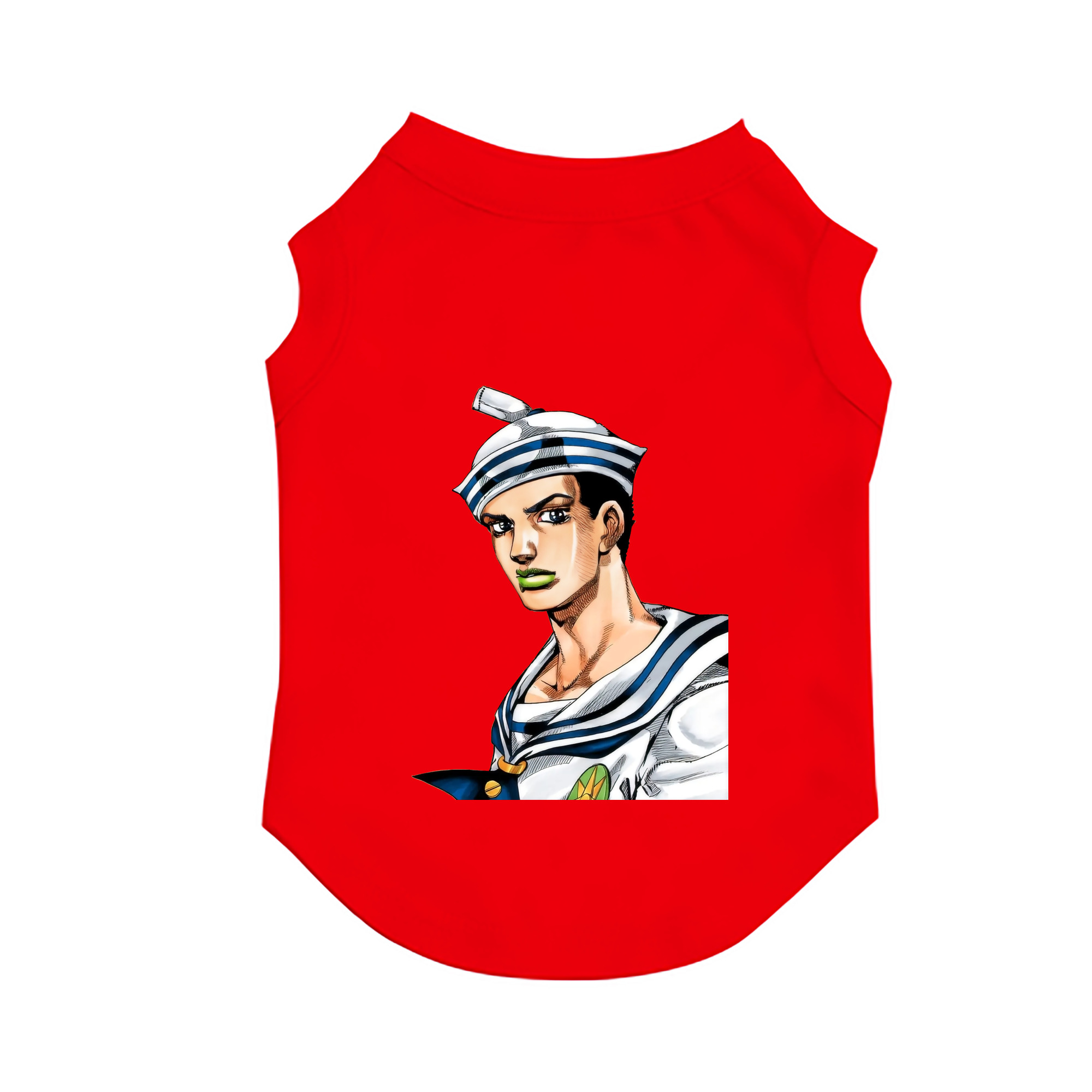 （画像用） ジョジョの奇妙な冒険 東方定助 JoJo's Bizarre Adventure Higashikata Josuke ペット用ベスト