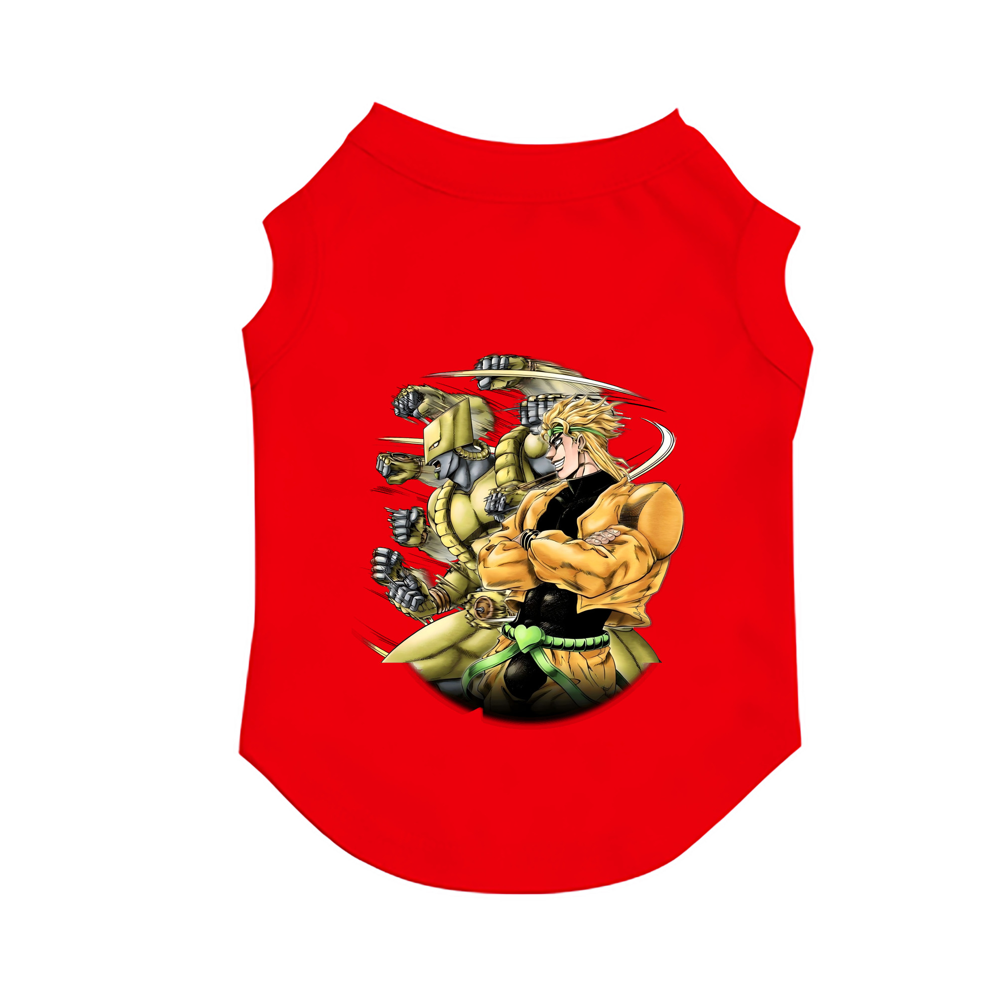 （画像用） ジョジョの奇妙な冒険 ディオ?ブランドー JoJo's Bizarre Adventure Dio Brando ペット用ベスト