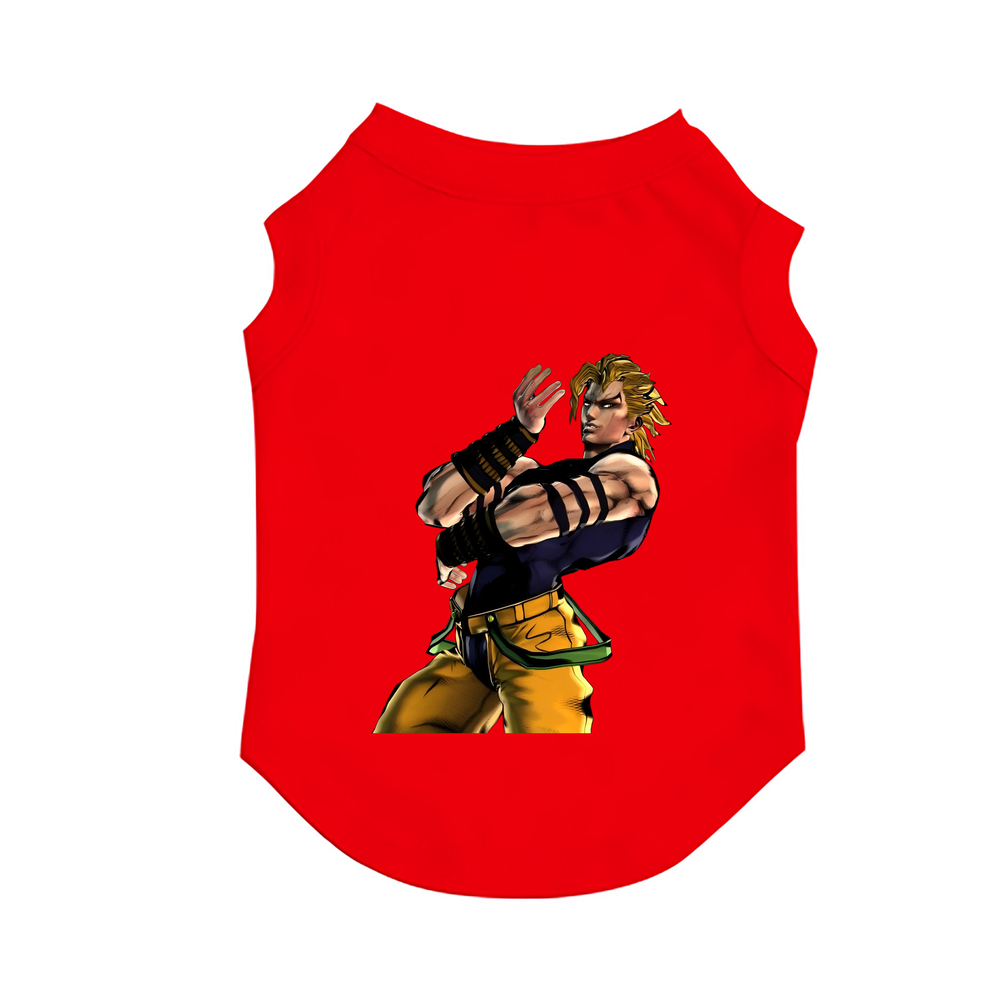 （画像用） ジョジョの奇妙な冒険 ディオ?ブランドー JoJo's Bizarre Adventure Dio Brando ペット用ベスト