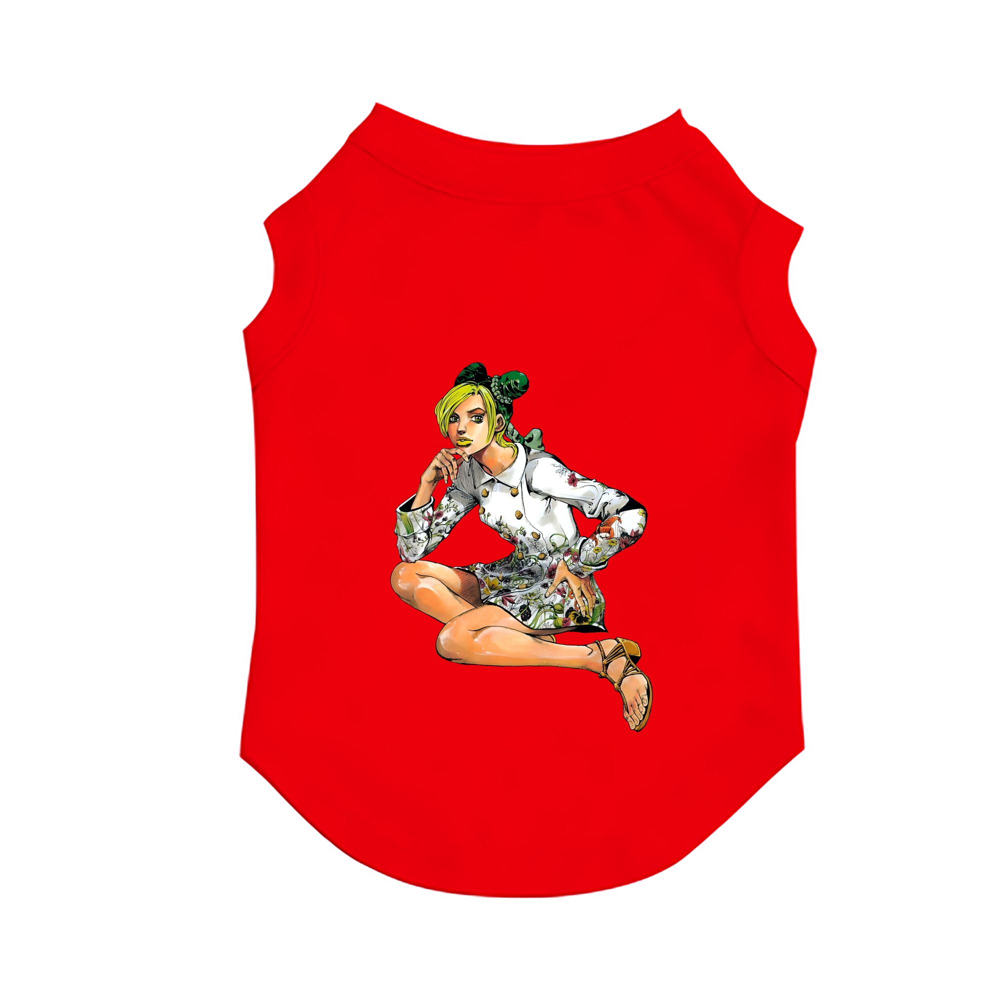 （画像用） "ジョジョの奇妙な冒険 くうじょう ジョリーン JoJo's Bizarre Adventure Jolyne Cujoh " ペット用ベスト
