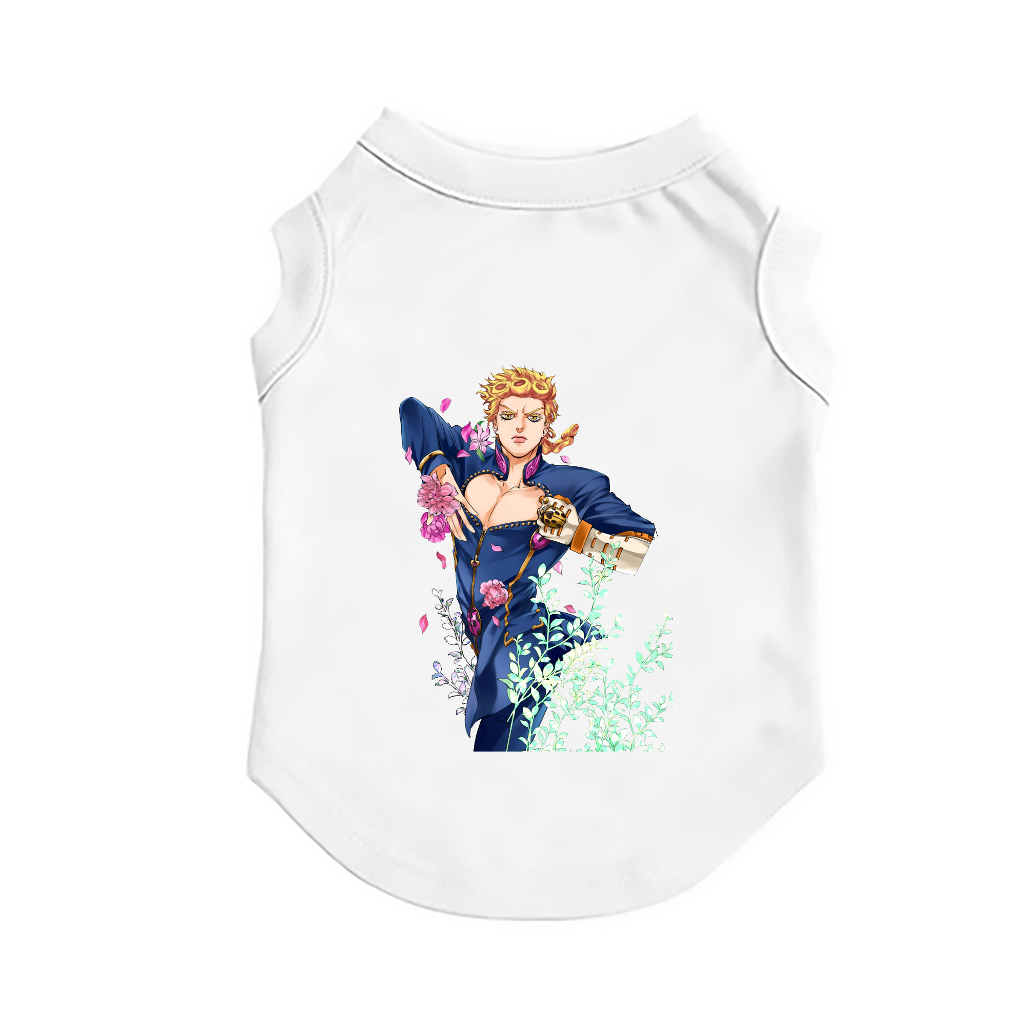 （画像用） ジョジョの奇妙な冒険 ジョルノ?ジョバァーナ JoJo's Bizarre Adventure Giorno Giovanna ペット用ベスト
