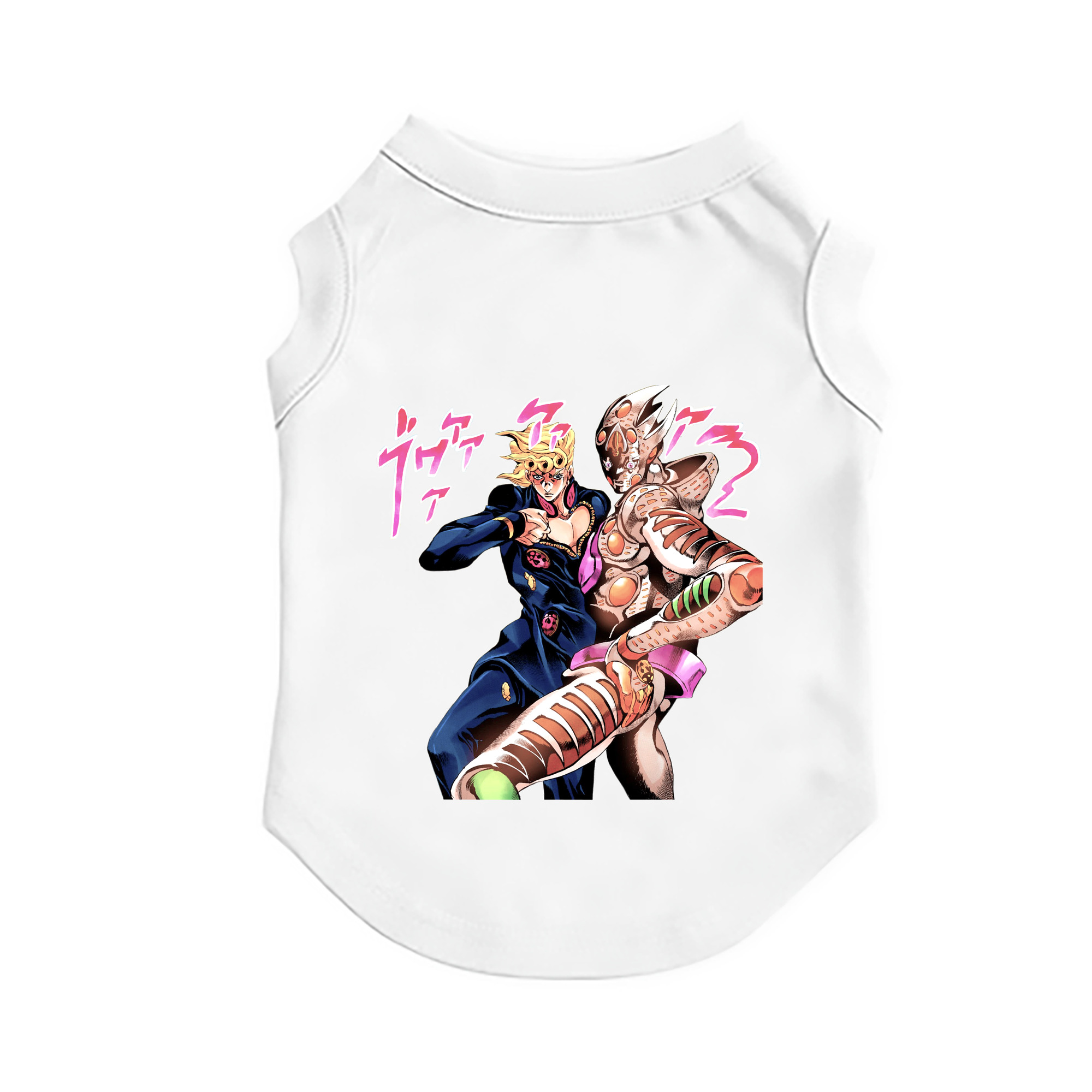 （画像用） ジョジョの奇妙な冒険 ジョルノ?ジョバァーナ JoJo's Bizarre Adventure Giorno Giovanna ペット用ベスト