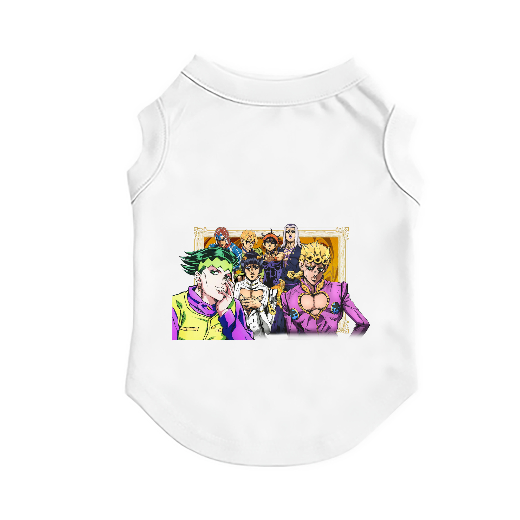 （画像用） ジョジョの奇妙な冒険 ジョルノ?ジョバァーナ JoJo's Bizarre Adventure Giorno Giovanna ペット用ベスト