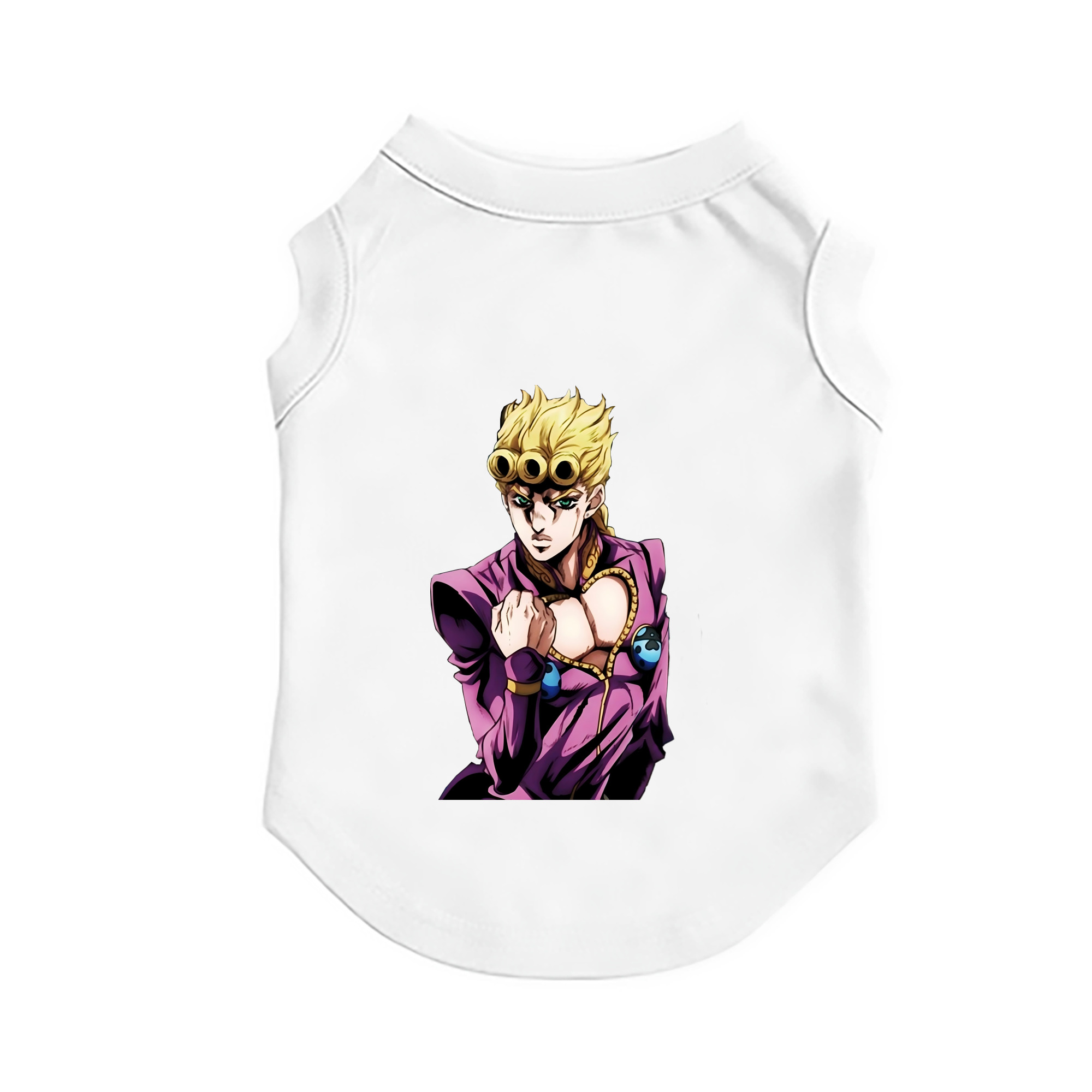 （画像用） ジョジョの奇妙な冒険 ジョルノ?ジョバァーナ JoJo's Bizarre Adventure Giorno Giovanna ペット用ベスト