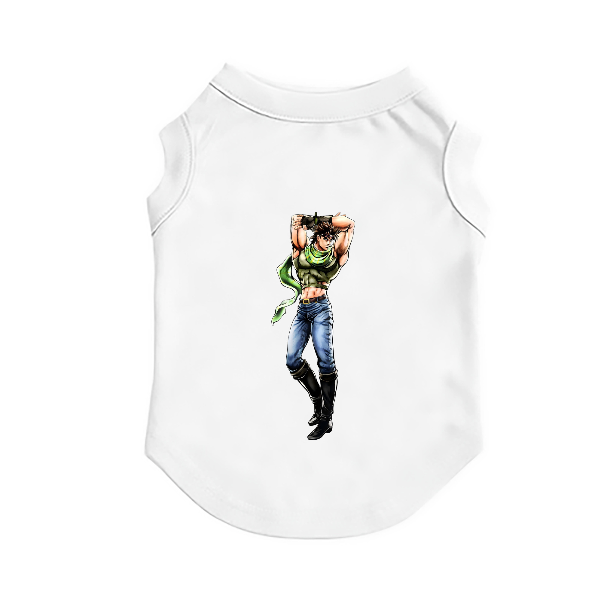 （画像用） ジョジョの奇妙な冒険 ジョセフ?ジョースター JoJo's Bizarre Adventure Joseph Joestar ペット用ベスト