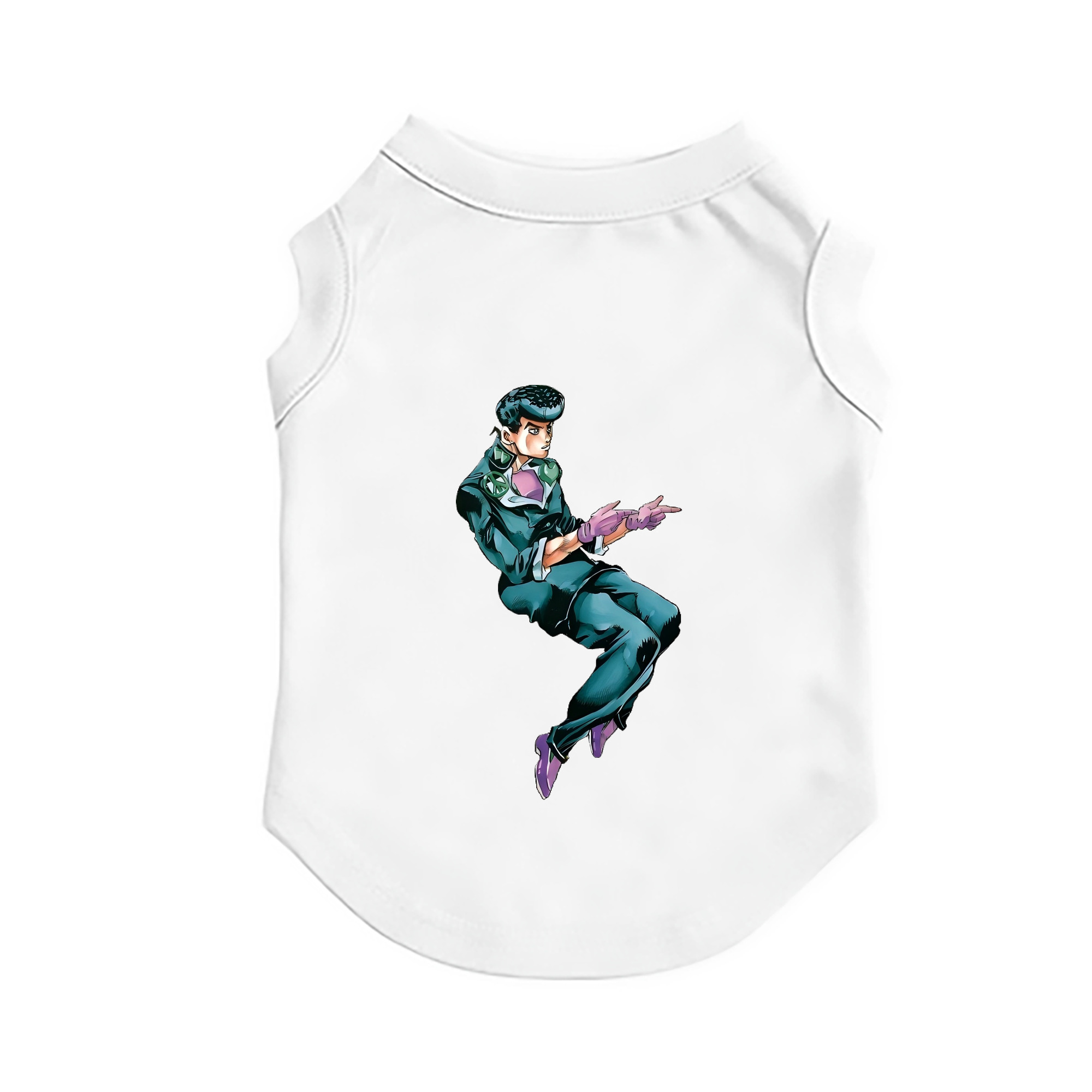 （画像用） ジョジョの奇妙な冒険 ひがしかた じょうすけ JoJo's Bizarre Adventure Higashikata Josuke ペット用ベスト