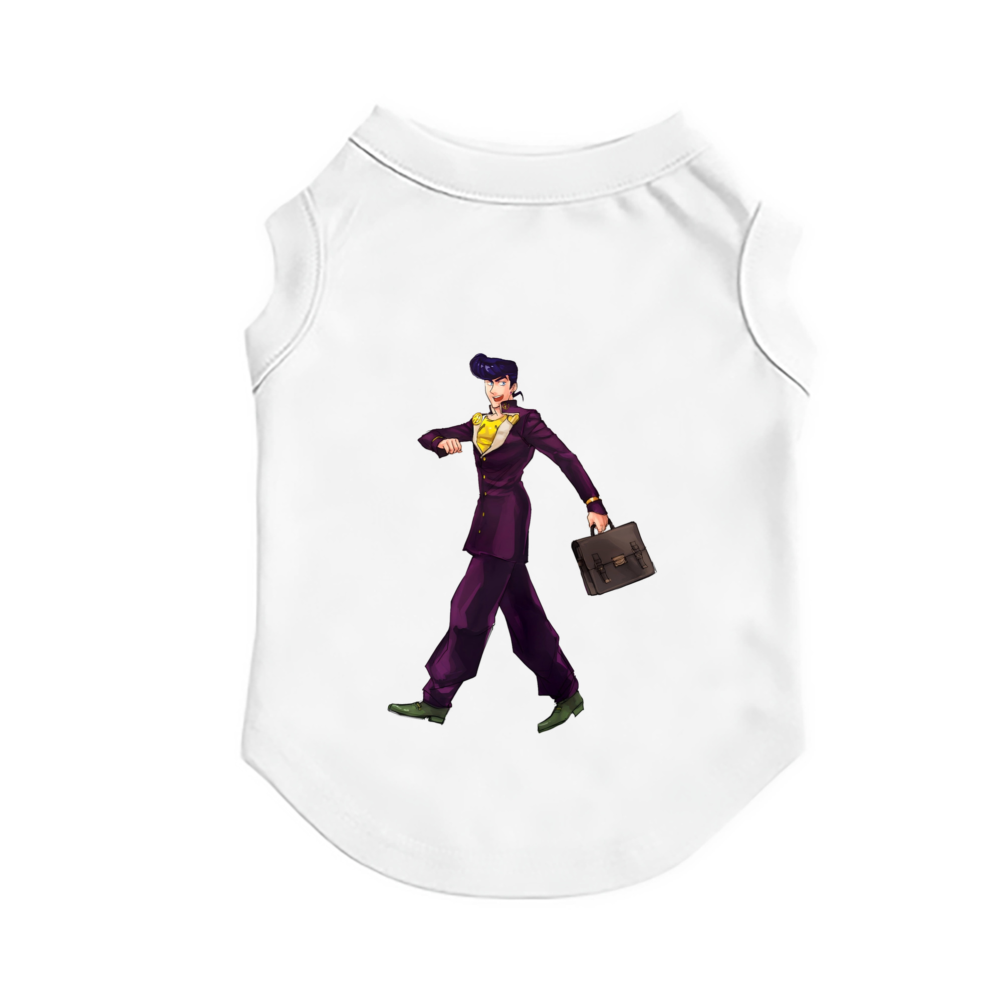（画像用） ジョジョの奇妙な冒険 ひがしかた じょうすけ JoJo's Bizarre Adventure Higashikata Josuke ペット用ベスト