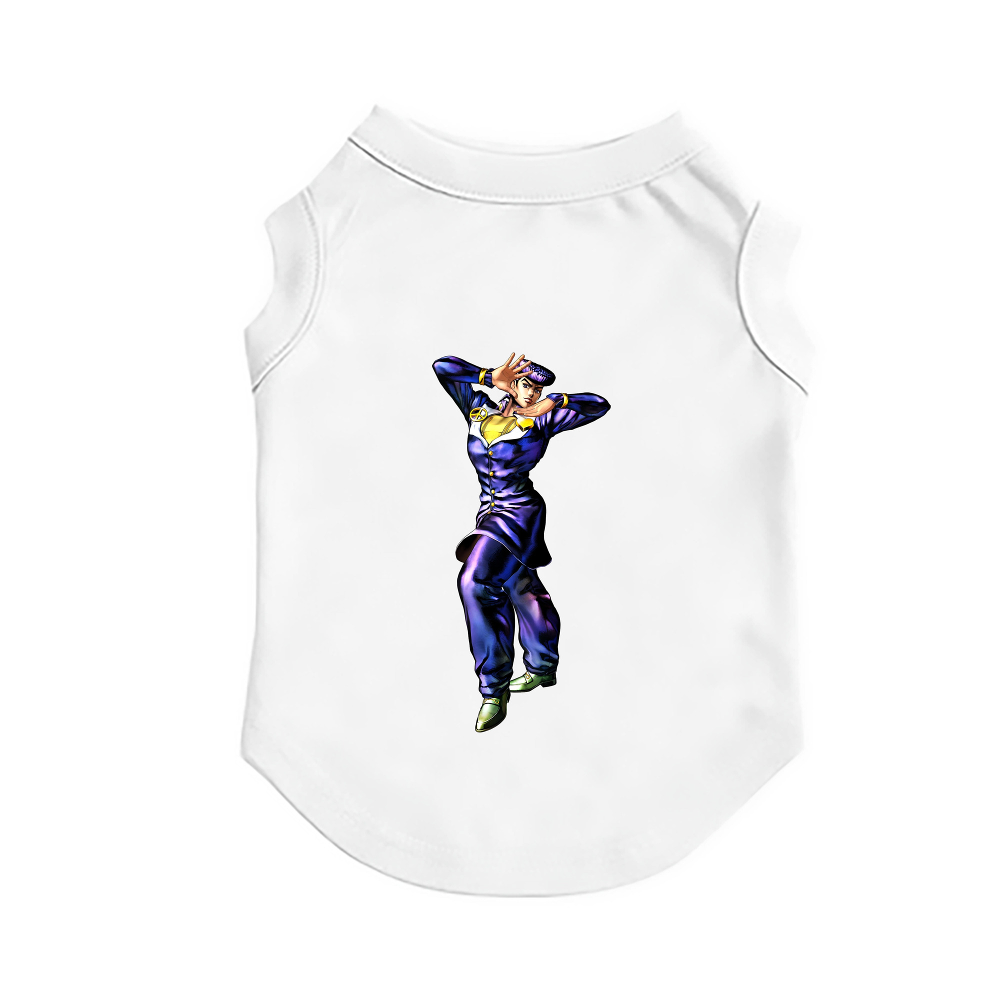 （画像用） ジョジョの奇妙な冒険 ひがしかた じょうすけ JoJo's Bizarre Adventure Higashikata Josuke ペット用ベスト