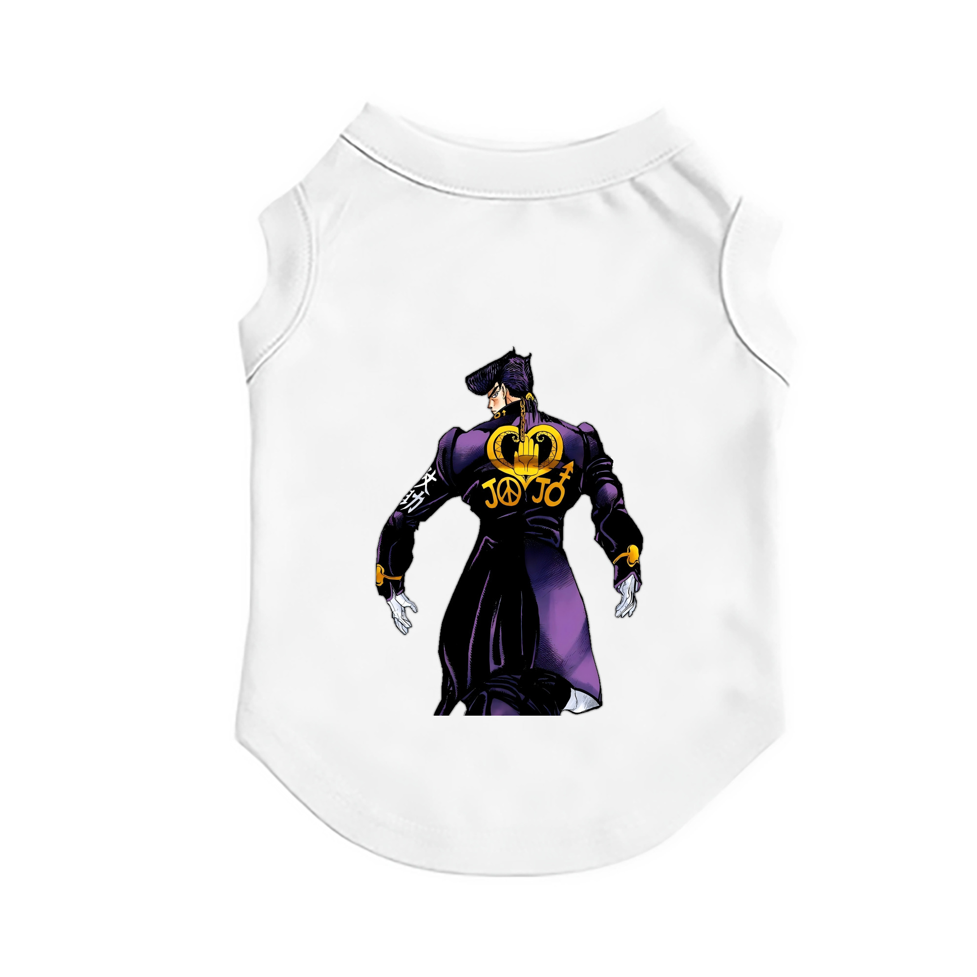 （画像用） ジョジョの奇妙な冒険 ひがしかた じょうすけ JoJo's Bizarre Adventure Higashikata Josuke ペット用ベスト