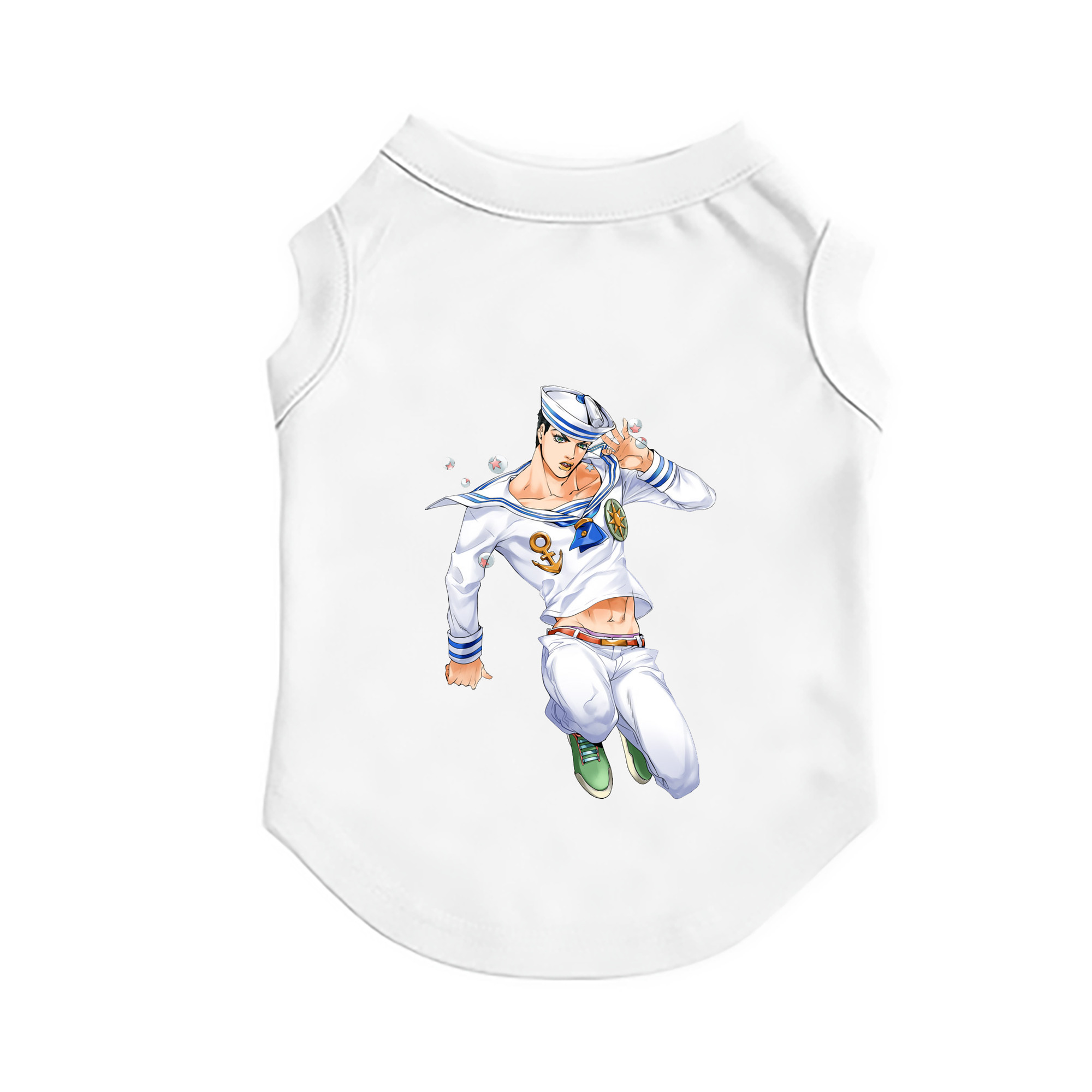 （画像用） ジョジョの奇妙な冒険 東方定助 JoJo's Bizarre Adventure Higashikata Josuke ペット用ベスト