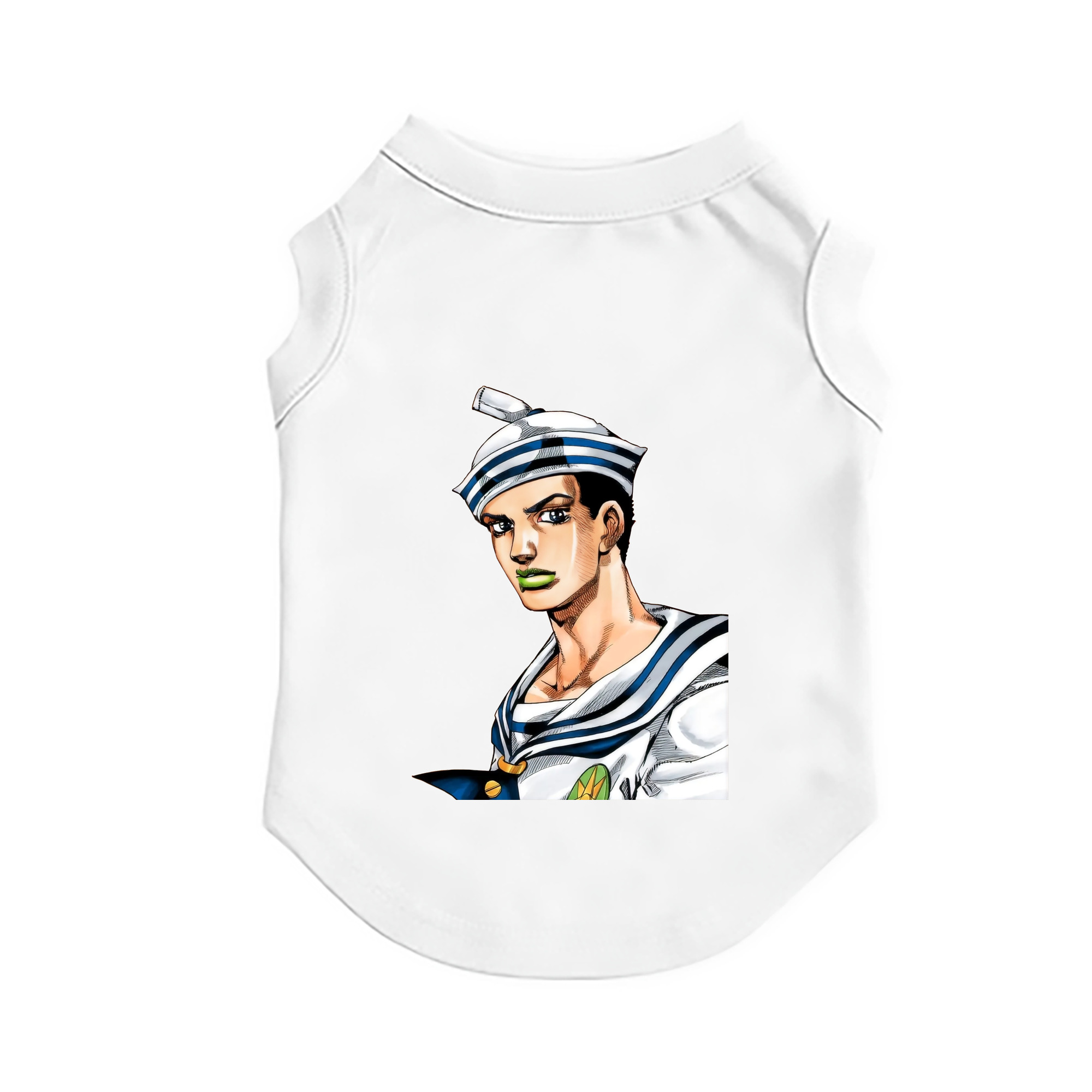 （画像用） ジョジョの奇妙な冒険 東方定助 JoJo's Bizarre Adventure Higashikata Josuke ペット用ベスト