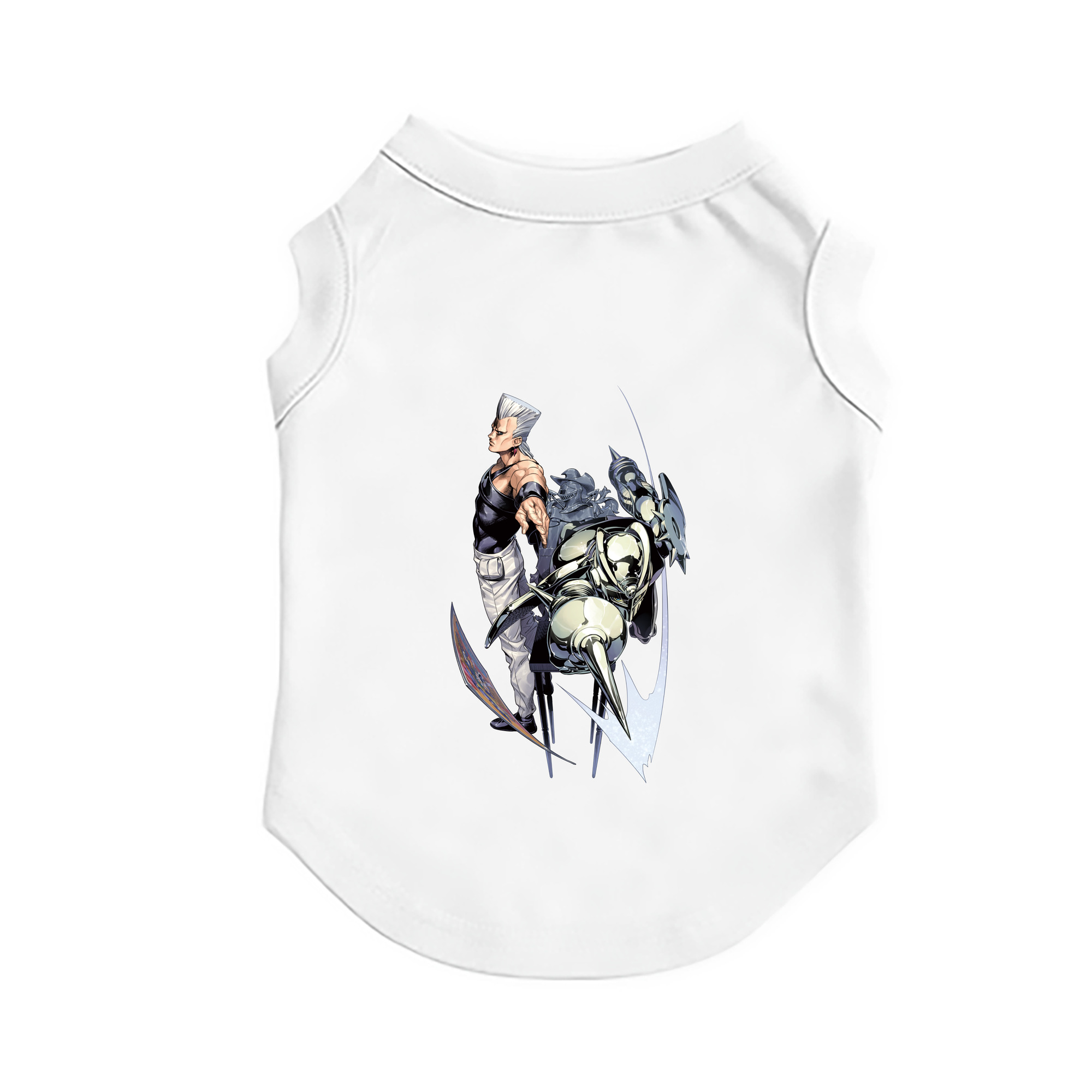 （画像用） ジョジョの奇妙な冒険 ジャン＝ピエール?ポルナレフ JoJo's Bizarre Adventure Jan Pierre Polnareff ペット用ベスト