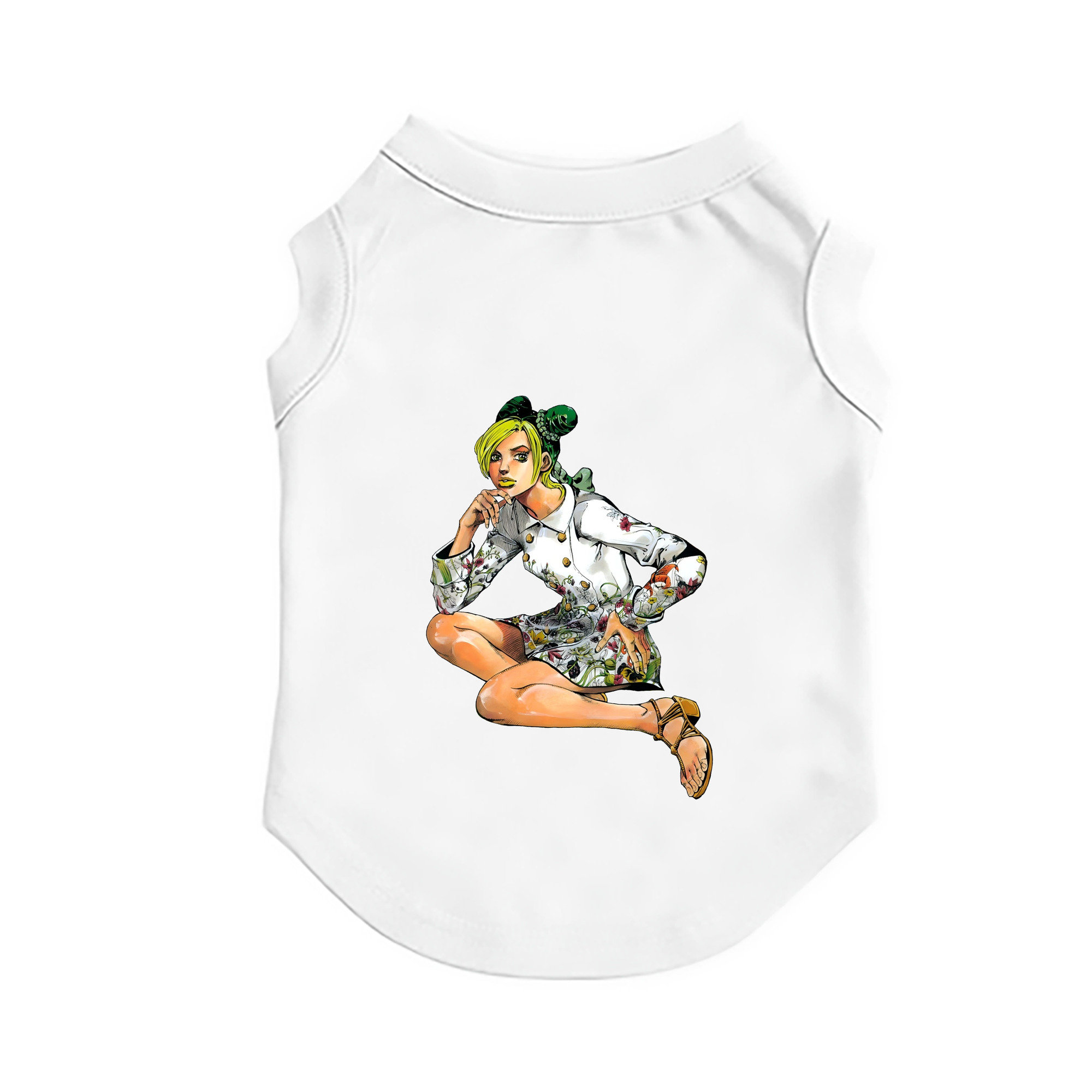 （画像用） "ジョジョの奇妙な冒険 くうじょう ジョリーン JoJo's Bizarre Adventure Jolyne Cujoh " ペット用ベスト