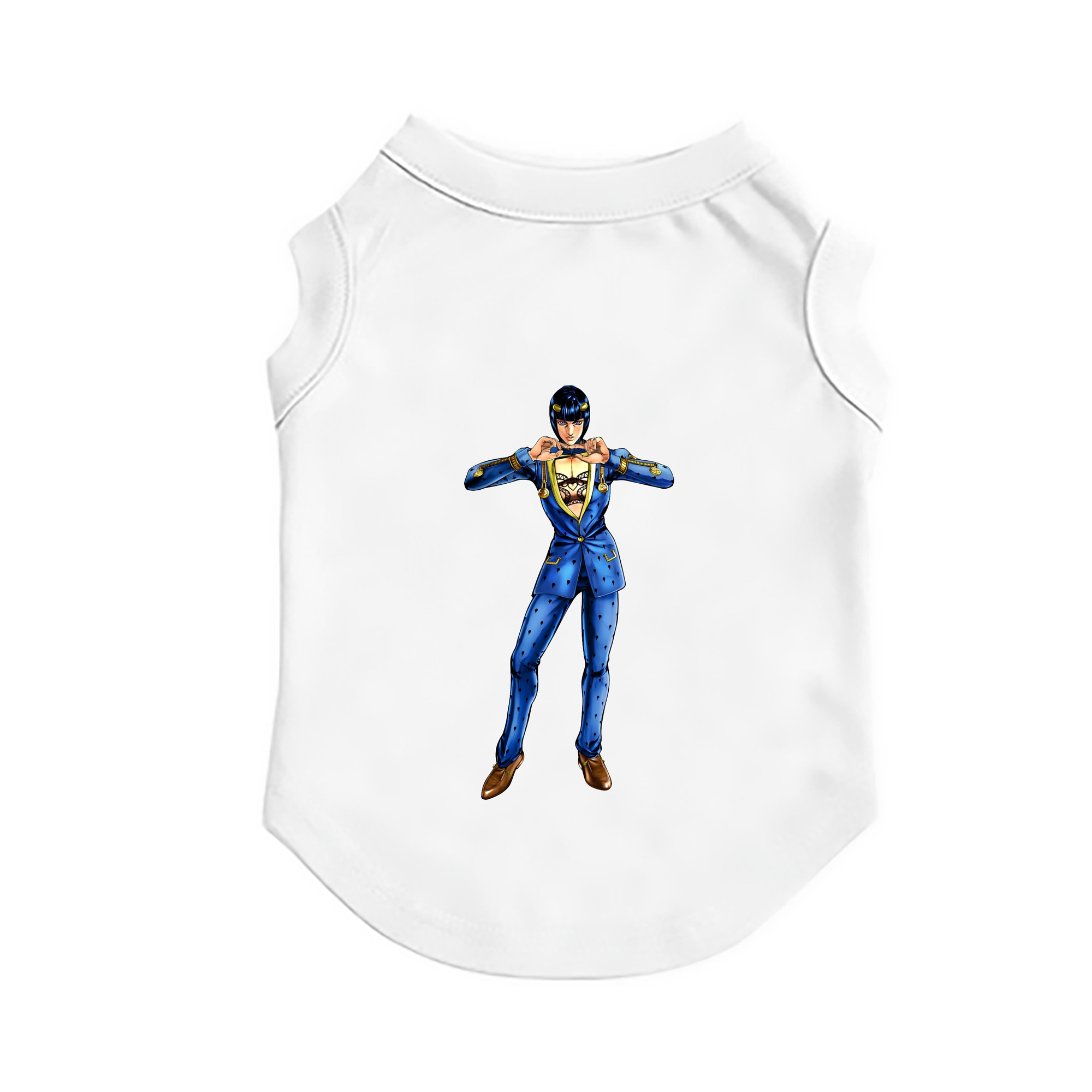 （画像用） ジョジョの奇妙な冒険 ブローノ?ブチャラティ JoJo's Bizarre Adventure Bruno Bucciarati ペット用ベスト
