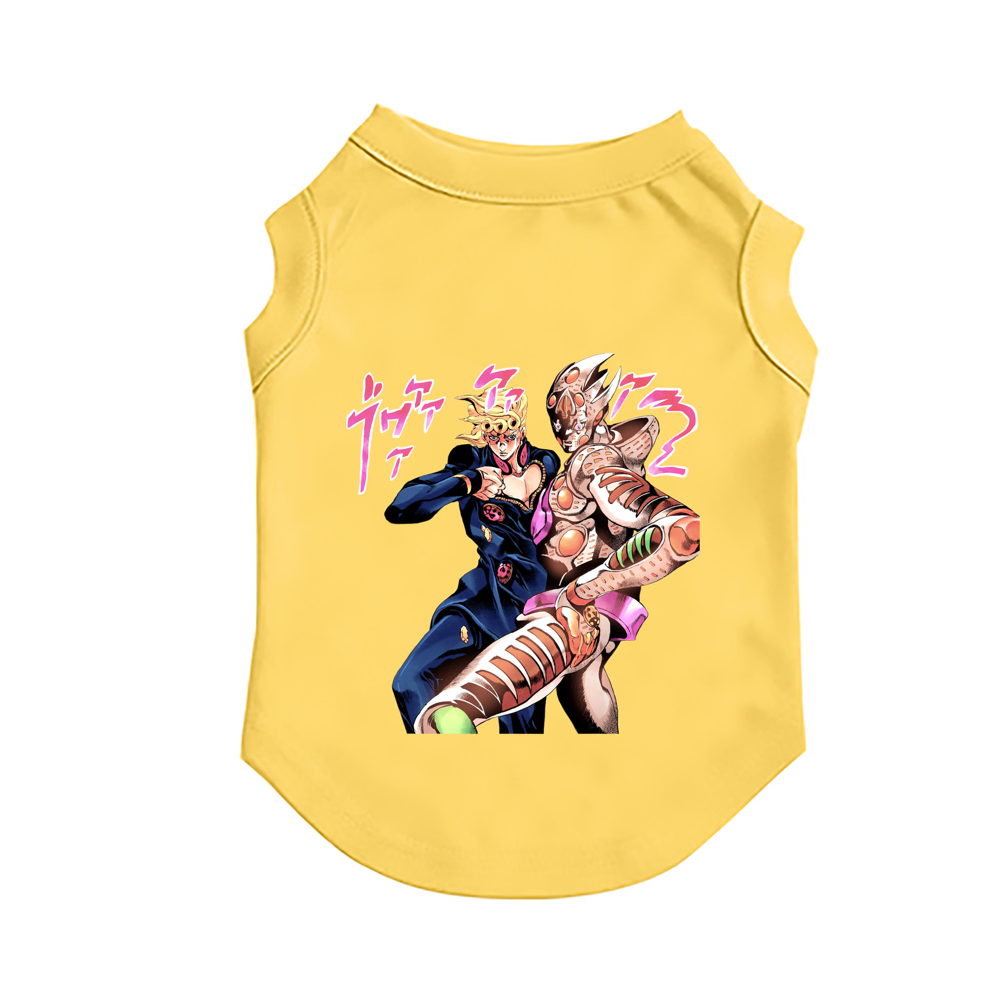 （画像用） ジョジョの奇妙な冒険 ジョルノ?ジョバァーナ JoJo's Bizarre Adventure Giorno Giovanna ペット用ベスト