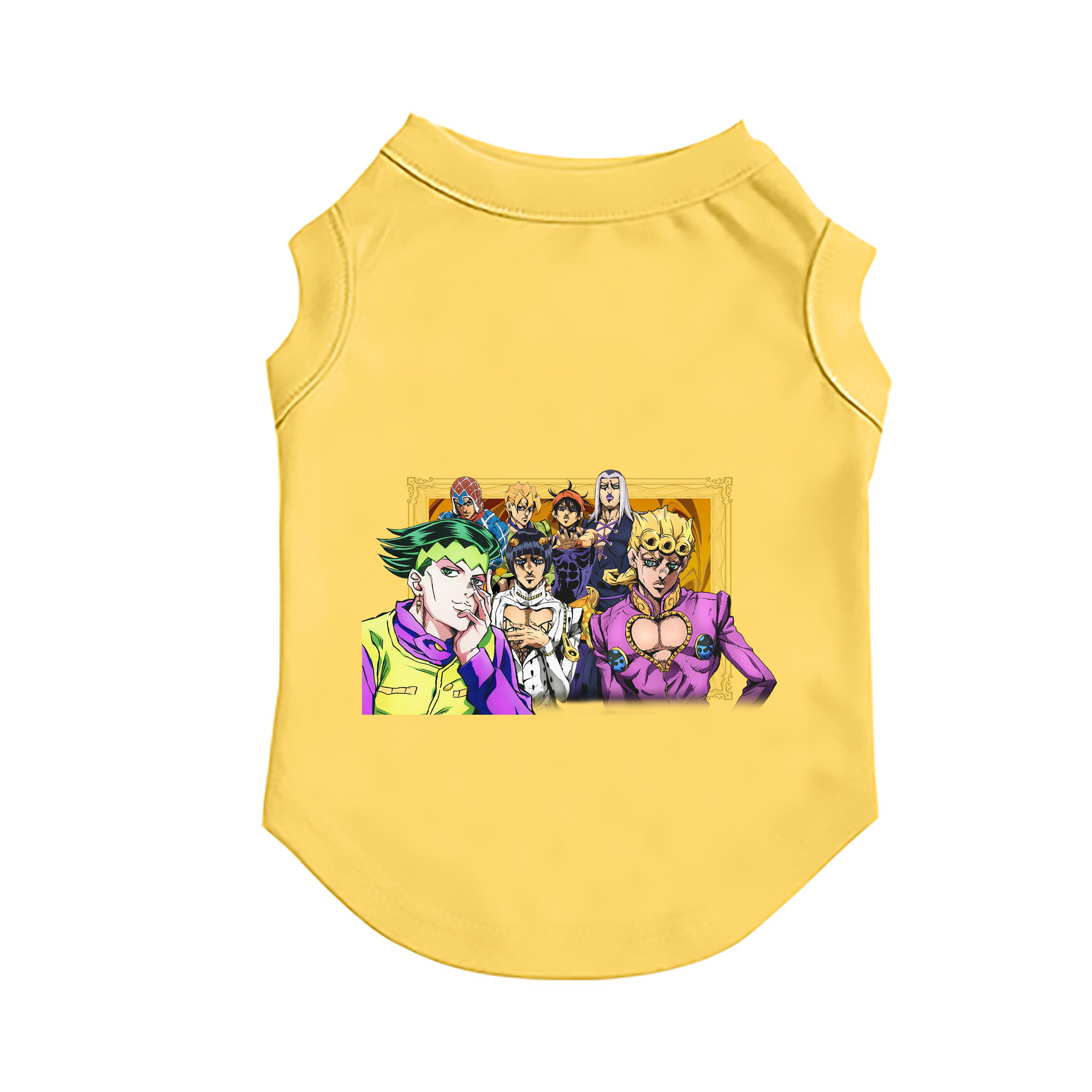 （画像用） ジョジョの奇妙な冒険 ジョルノ?ジョバァーナ JoJo's Bizarre Adventure Giorno Giovanna ペット用ベスト