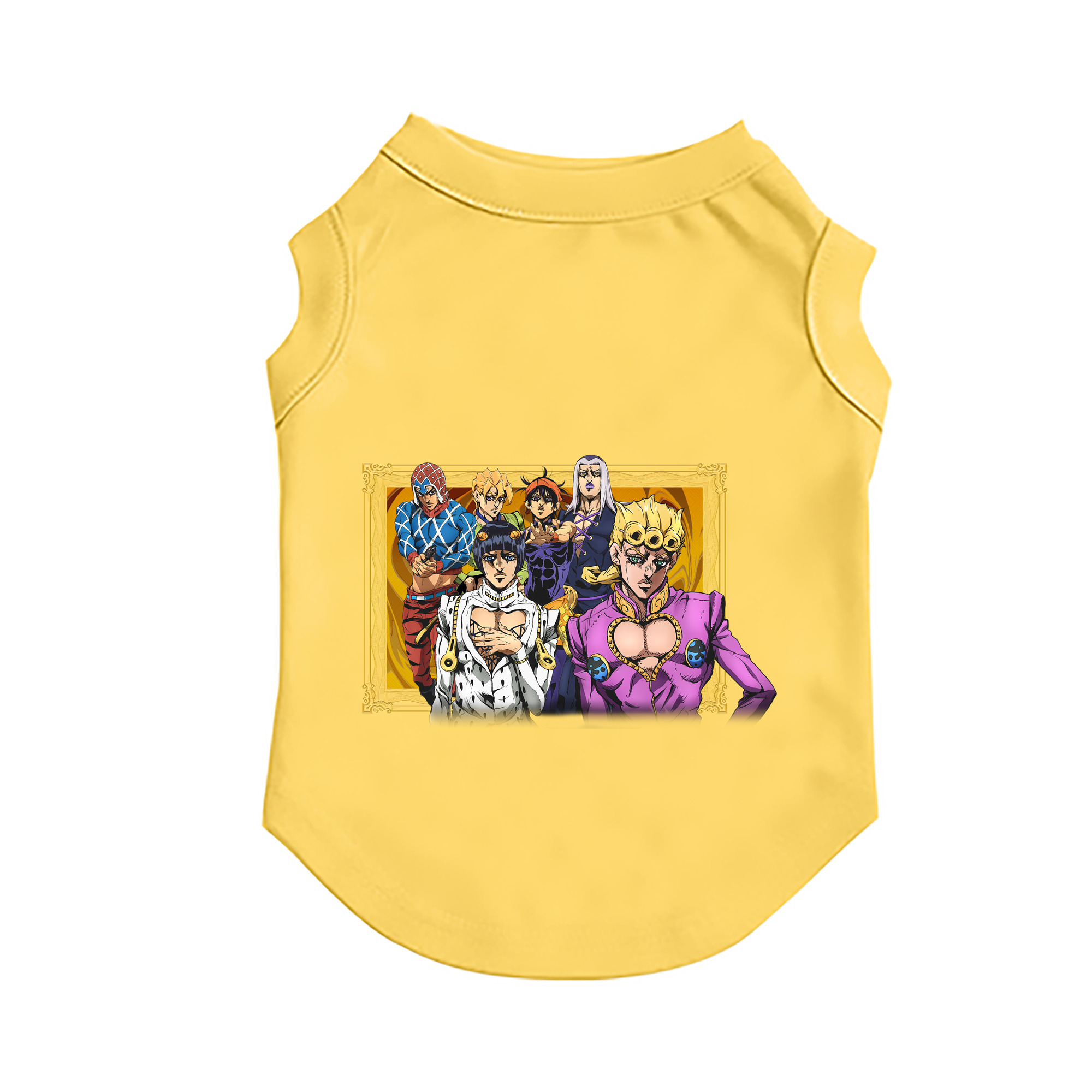 （画像用） ジョジョの奇妙な冒険 ジョルノ?ジョバァーナ JoJo's Bizarre Adventure Giorno Giovanna ペット用ベスト