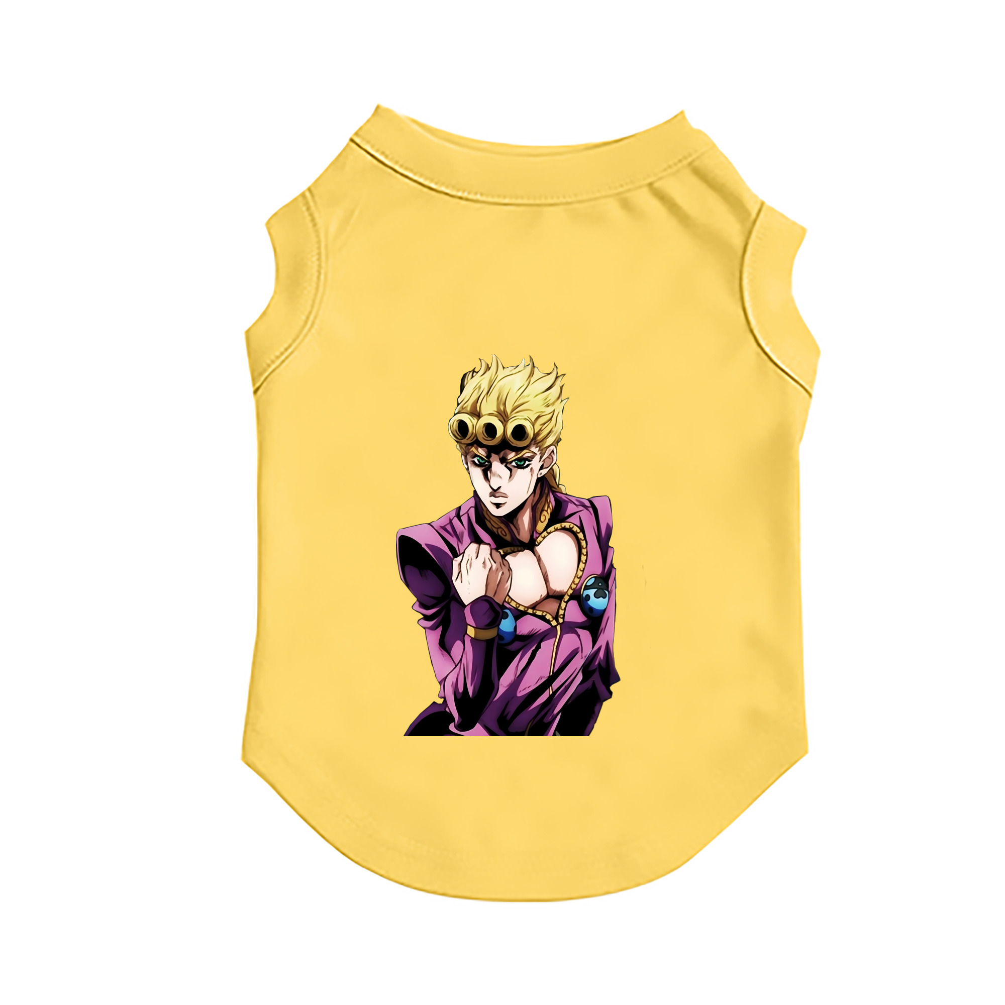 （画像用） ジョジョの奇妙な冒険 ジョルノ?ジョバァーナ JoJo's Bizarre Adventure Giorno Giovanna ペット用ベスト