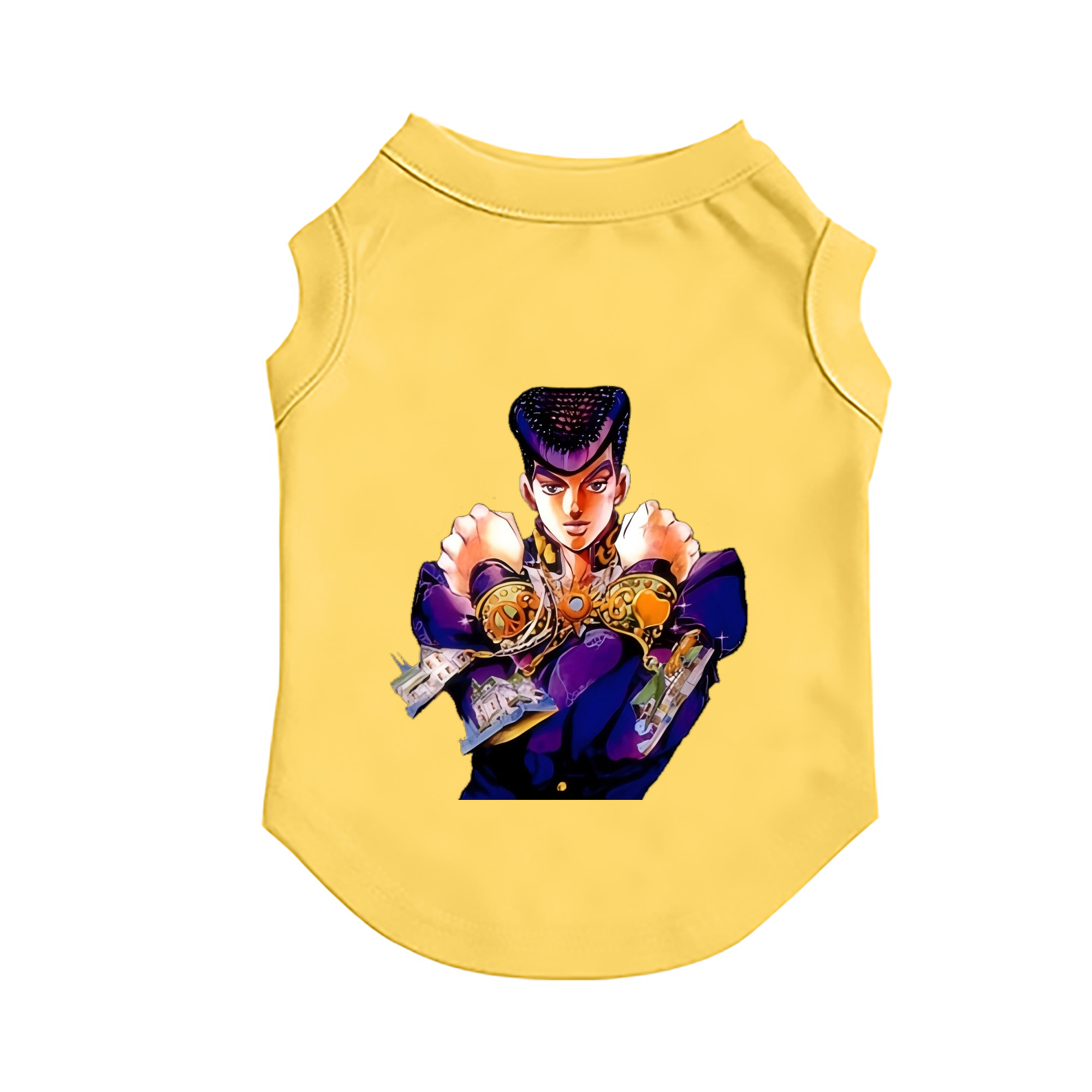 （画像用） ジョジョの奇妙な冒険 ひがしかた じょうすけ JoJo's Bizarre Adventure Higashikata Josuke ペット用ベスト