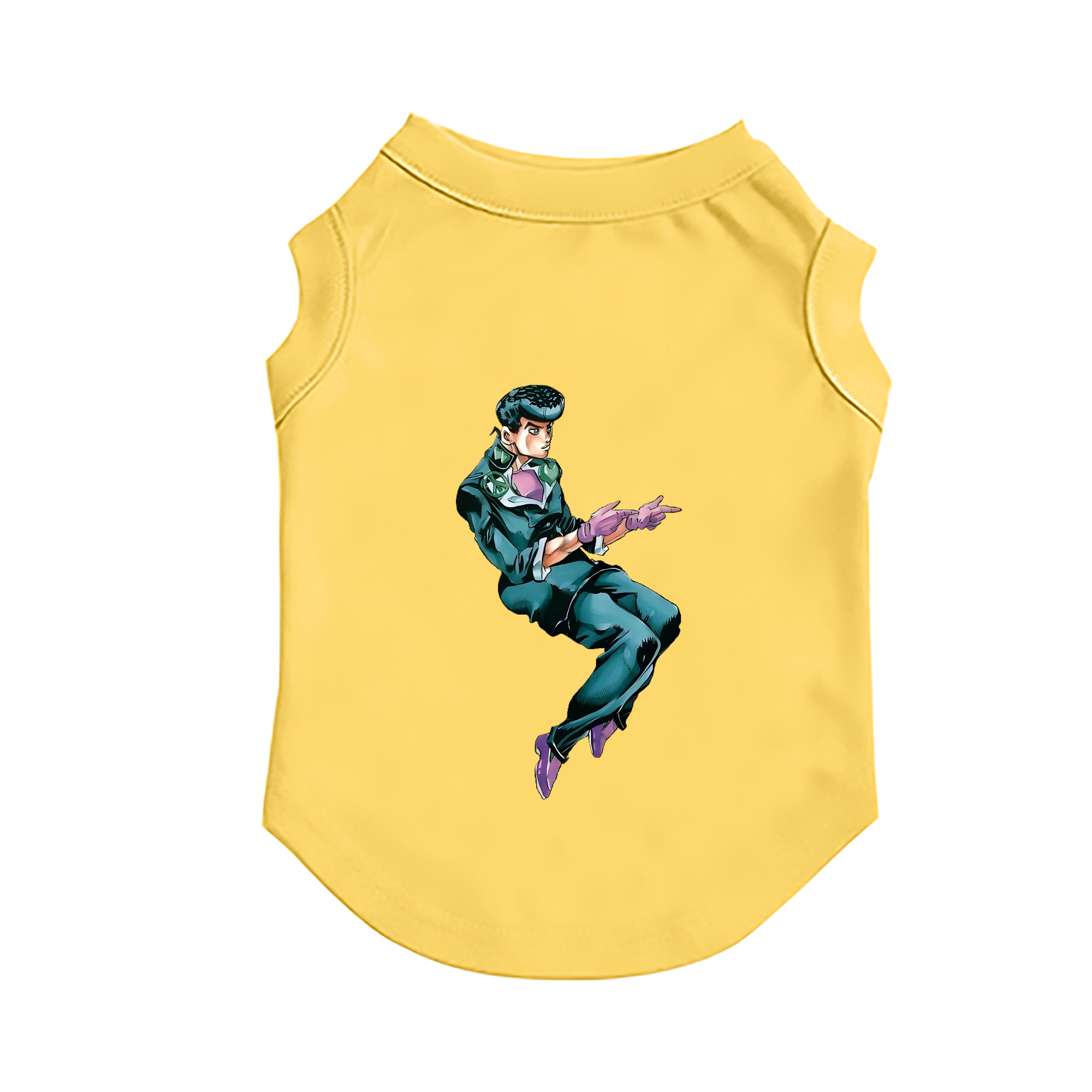 （画像用） ジョジョの奇妙な冒険 ひがしかた じょうすけ JoJo's Bizarre Adventure Higashikata Josuke ペット用ベスト