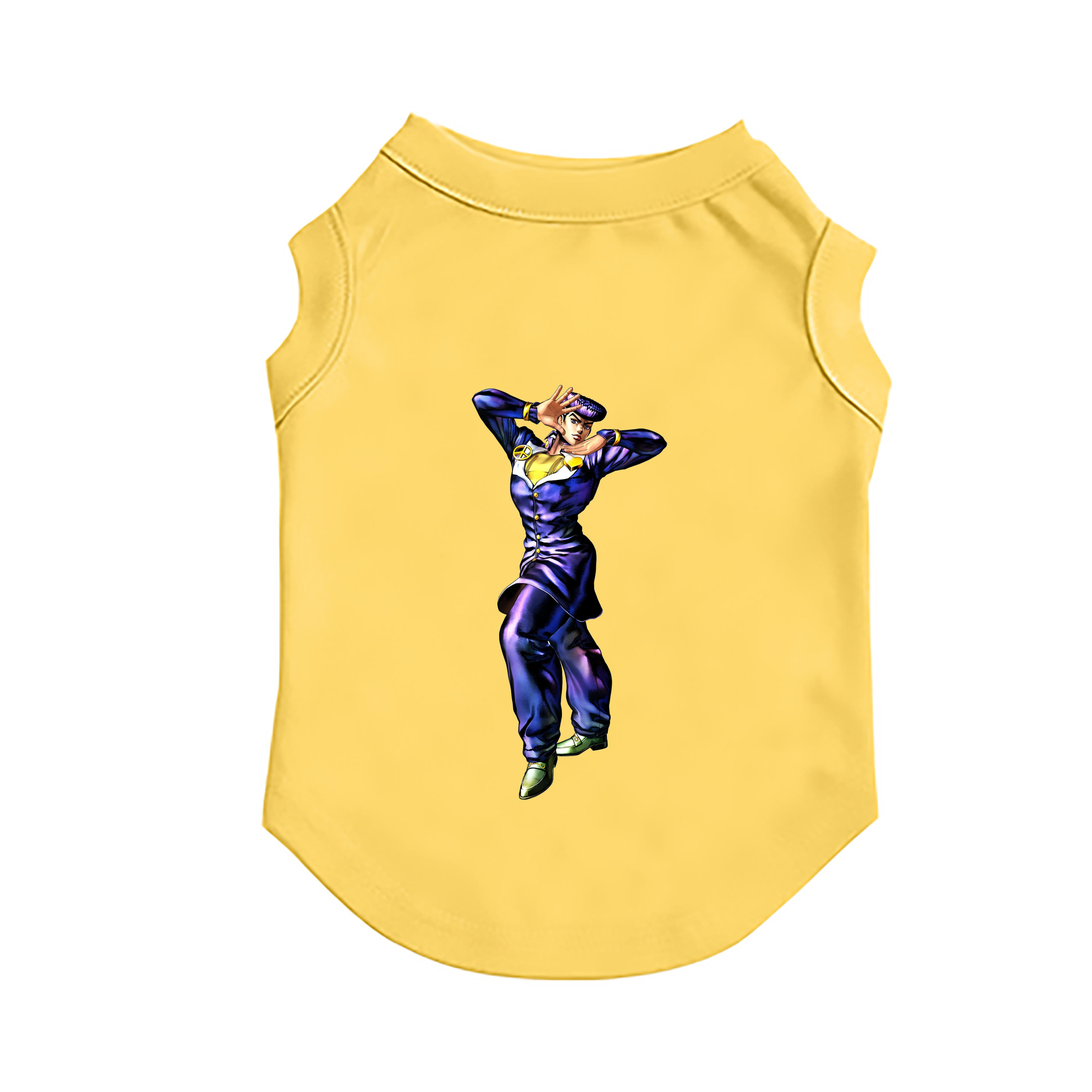 （画像用） ジョジョの奇妙な冒険 ひがしかた じょうすけ JoJo's Bizarre Adventure Higashikata Josuke ペット用ベスト