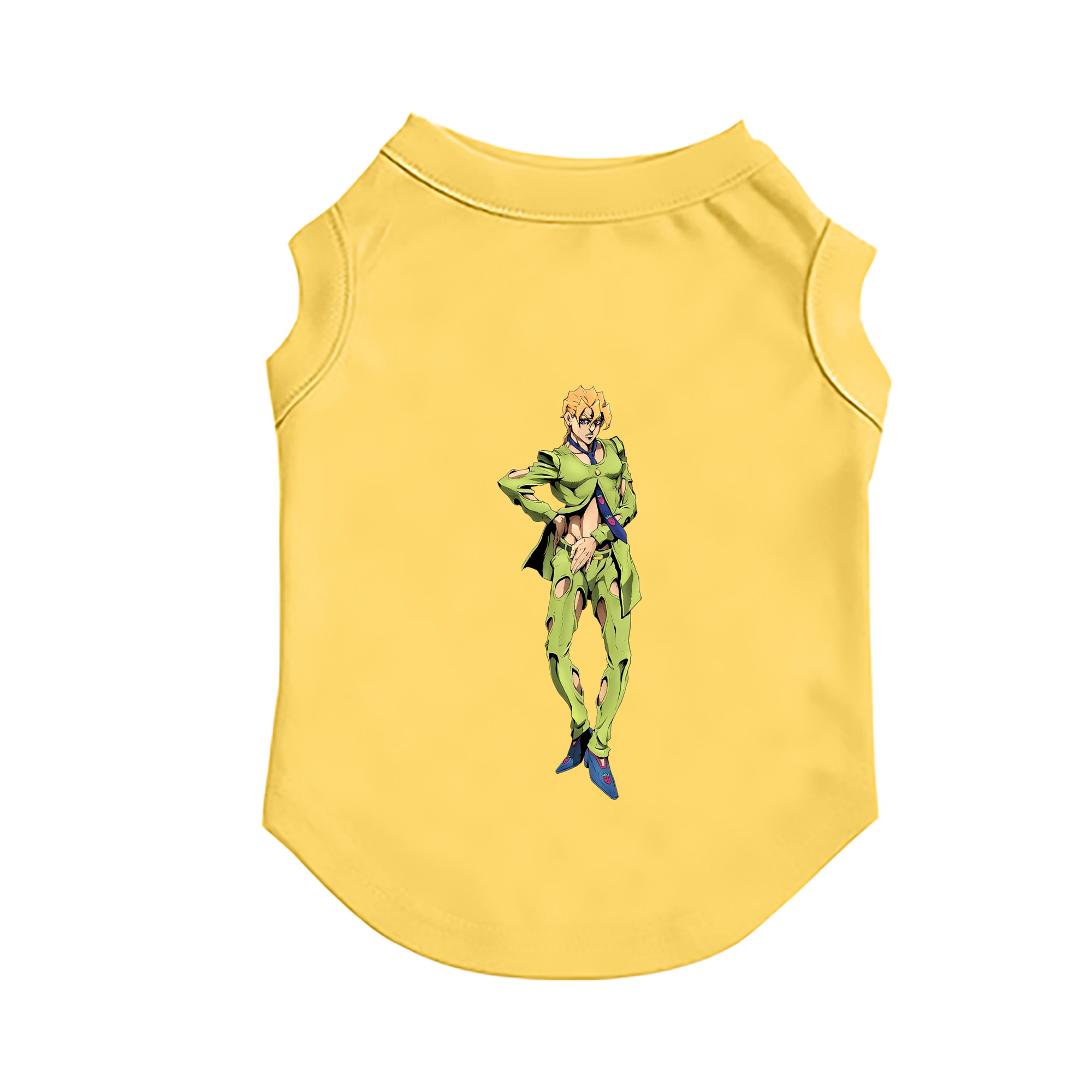 （画像用） ジョジョの奇妙な冒険 パンナコッタ?フー JoJo's Bizarre Adventure Pannacotta Fugo ペット用ベスト