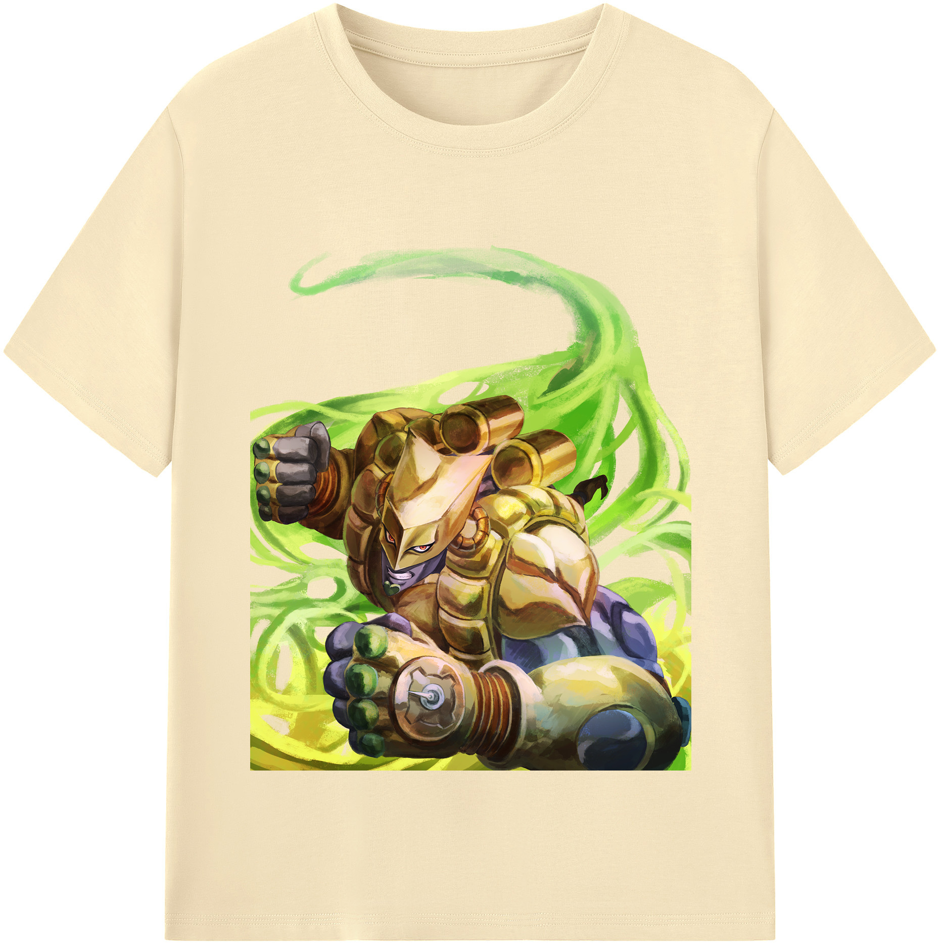 （画像用） ジョジョの奇妙な冒険 ディオ?ブランドー JoJo's Bizarre Adventure Dio Brando 綿100％半袖Tシャツ（フロントプリント）