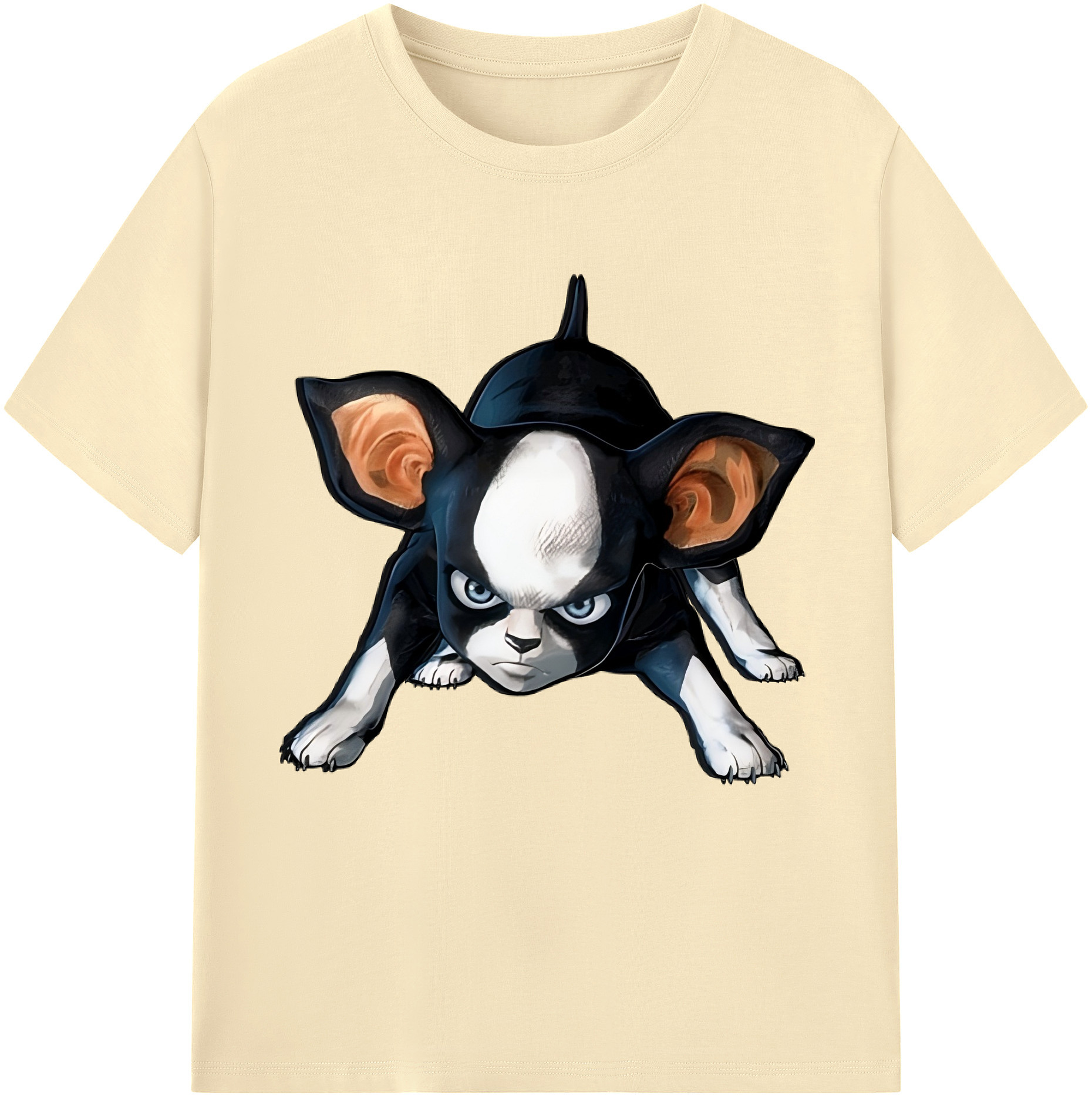 （画像用） ジョジョの奇妙な冒険 イギー JoJo's Bizarre Adventure Iggy 綿100％半袖Tシャツ（フロントプリント）