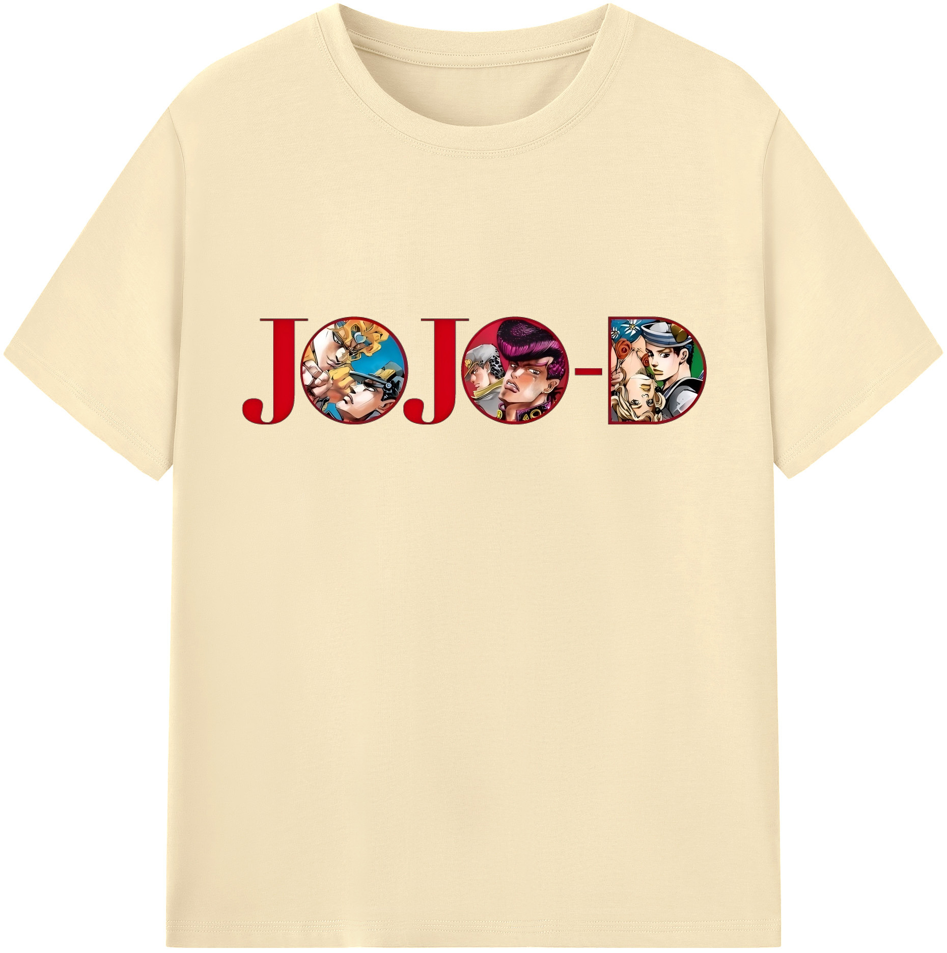 （画像用） ジョジョの奇妙な冒険 JoJo's Bizarre Adventure 綿100％半袖Tシャツ（フロントプリント）