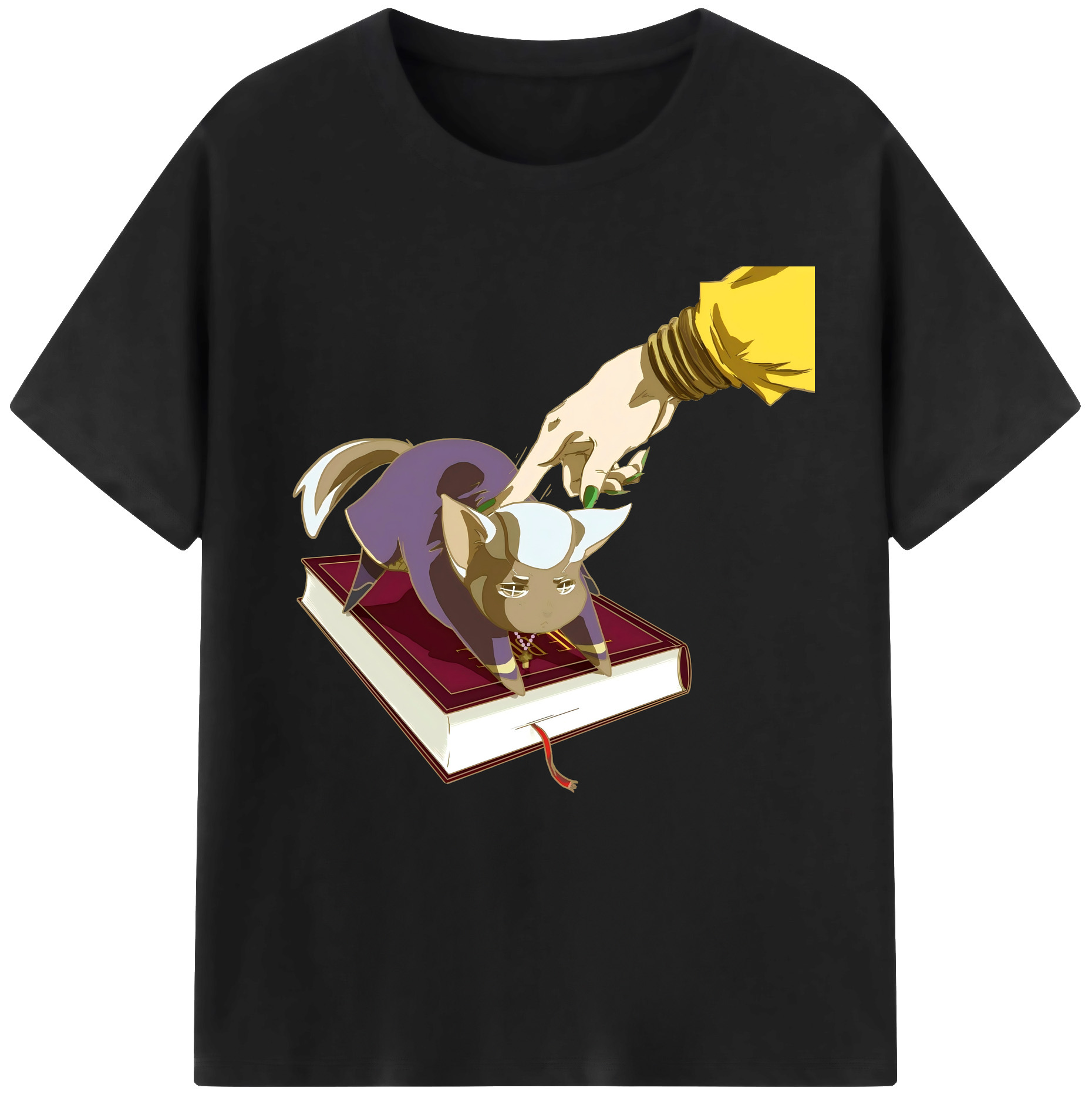 （画像用） ジョジョの奇妙な冒険 JoJo's Bizarre Adventure 綿100％半袖Tシャツ（フロントプリント）