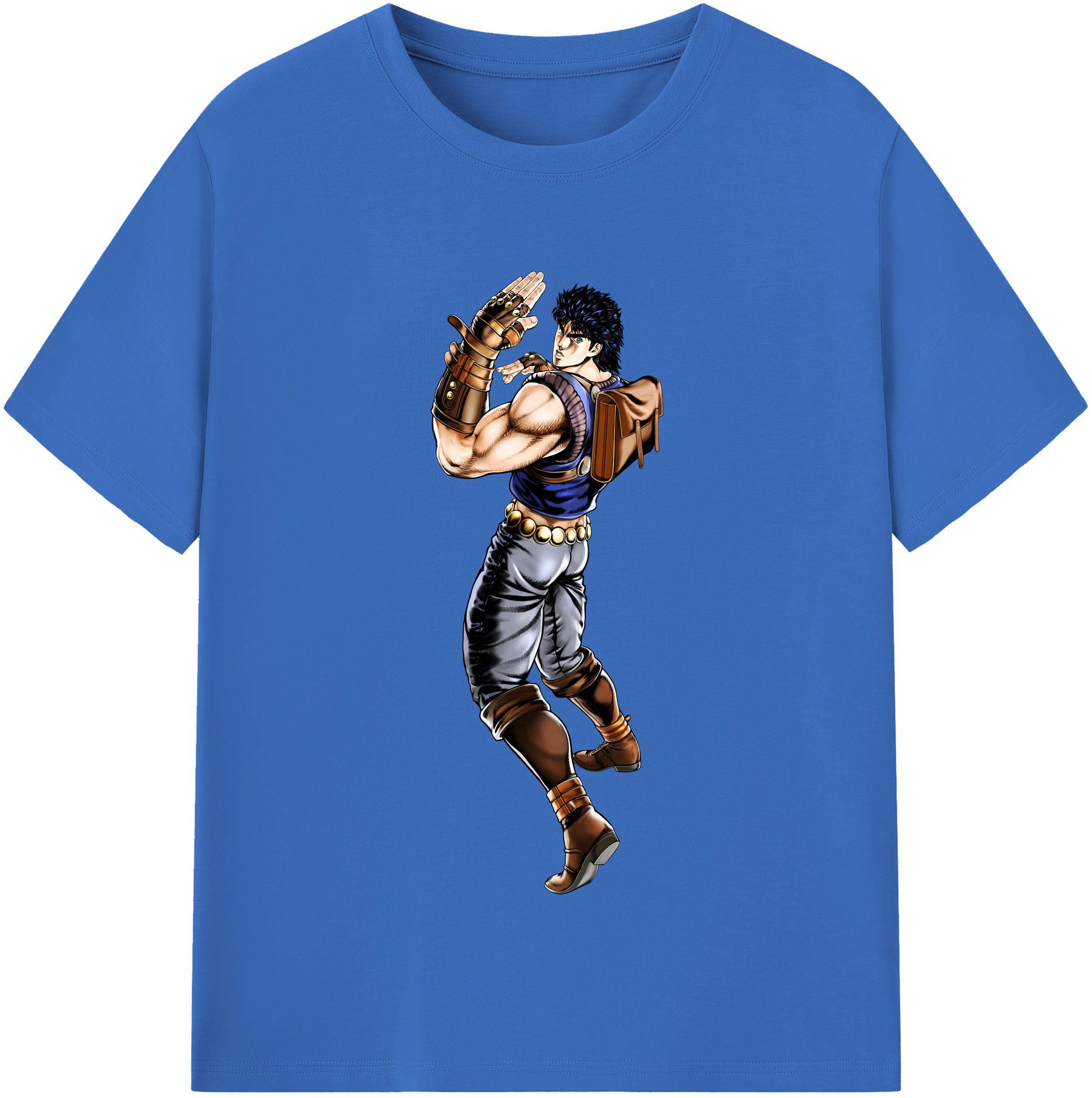 （画像用） ジョジョの奇妙な冒険 /ジョナサン?ジョースター JoJo's Bizarre Adventure Jonathan Joestar 綿100％半袖Tシャツ（フロントプリント）
