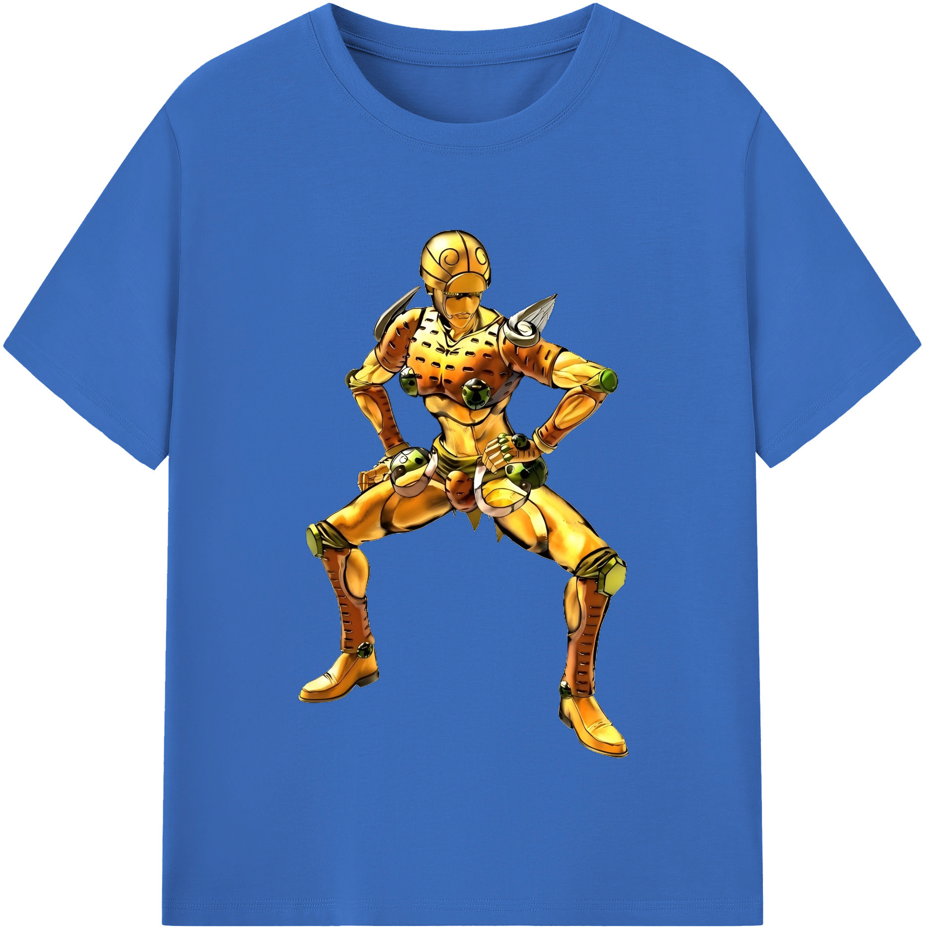 （画像用） ジョジョの奇妙な冒険 ジョルノ?ジョバァーナ JoJo's Bizarre Adventure Giorno Giovanna 綿100％半袖Tシャツ（フロントプリント）