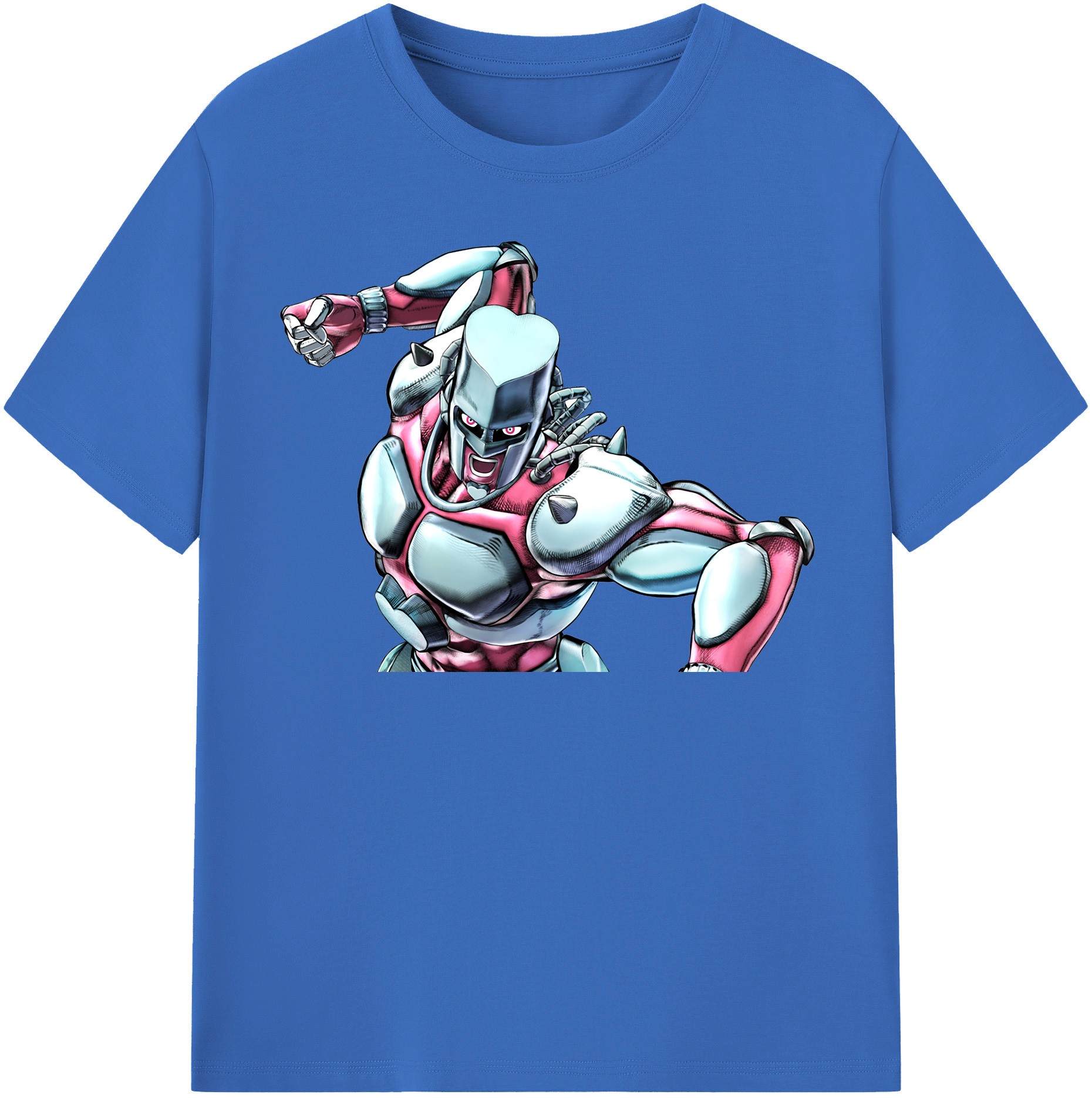 （画像用） ジョジョの奇妙な冒険 ひがしかた じょうすけ JoJo's Bizarre Adventure Higashikata Josuke 綿100％半袖Tシャツ（フロントプリント）