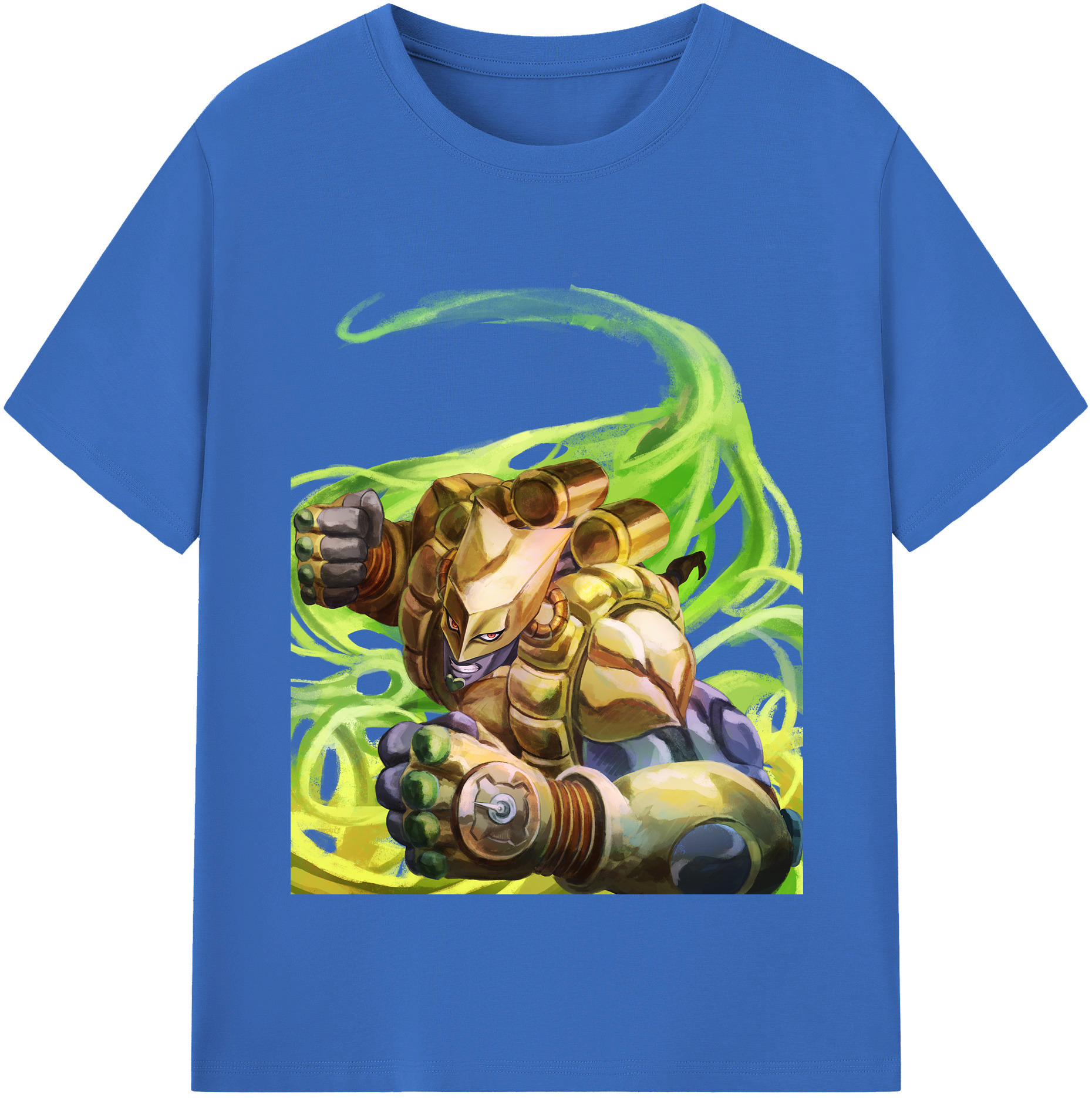 （画像用） ジョジョの奇妙な冒険 ディオ?ブランドー JoJo's Bizarre Adventure Dio Brando 綿100％半袖Tシャツ（フロントプリント）