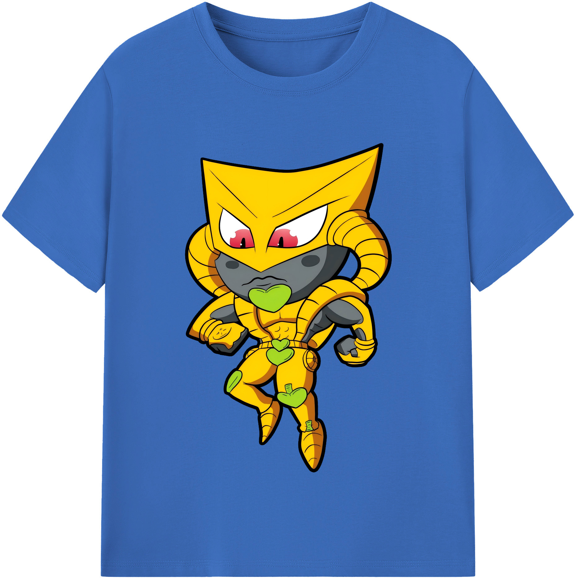 （画像用） ジョジョの奇妙な冒険 ディオ?ブランドー JoJo's Bizarre Adventure Dio Brando 綿100％半袖Tシャツ（フロントプリント）