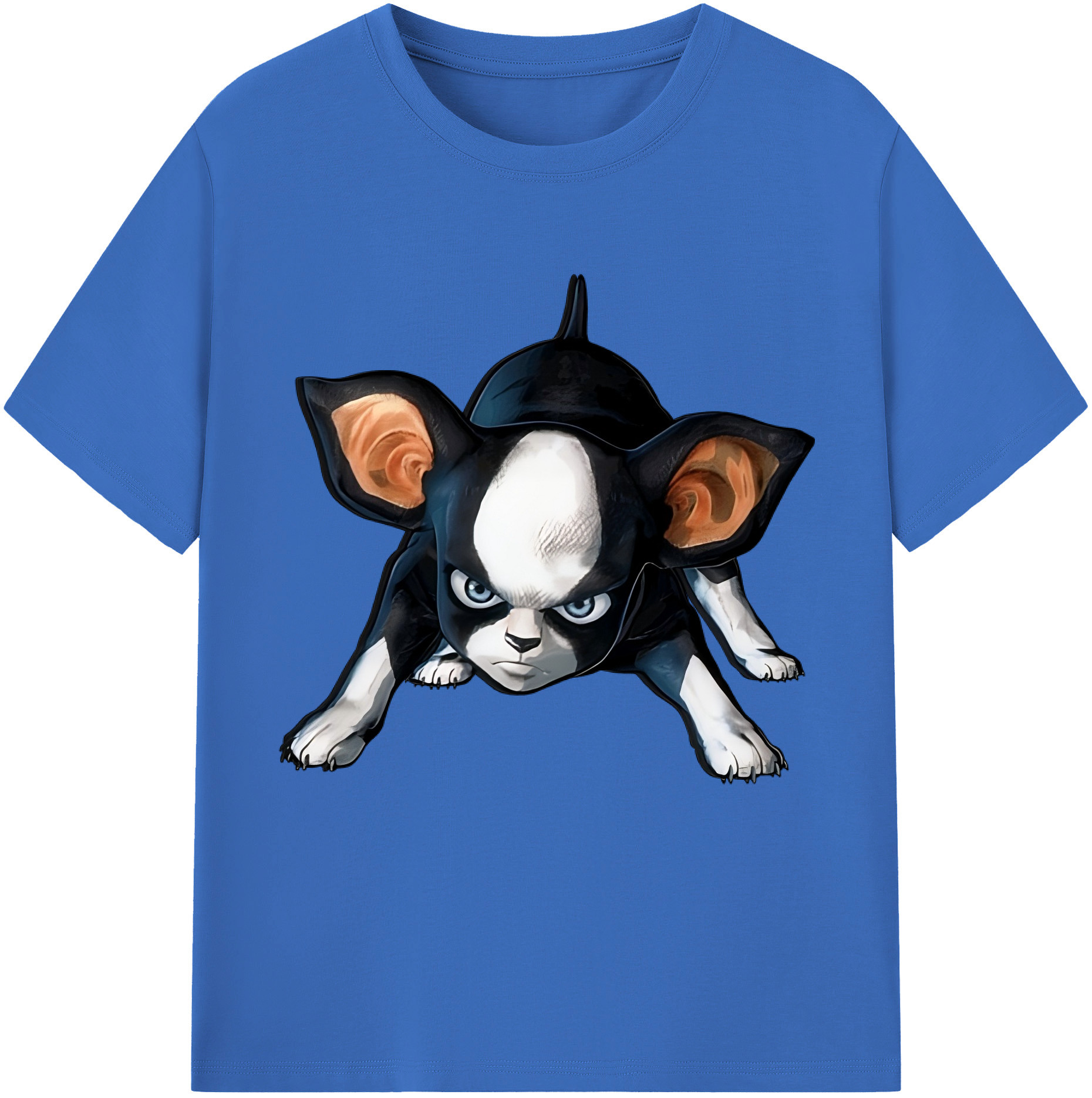 （画像用） ジョジョの奇妙な冒険 イギー JoJo's Bizarre Adventure Iggy 綿100％半袖Tシャツ（フロントプリント）