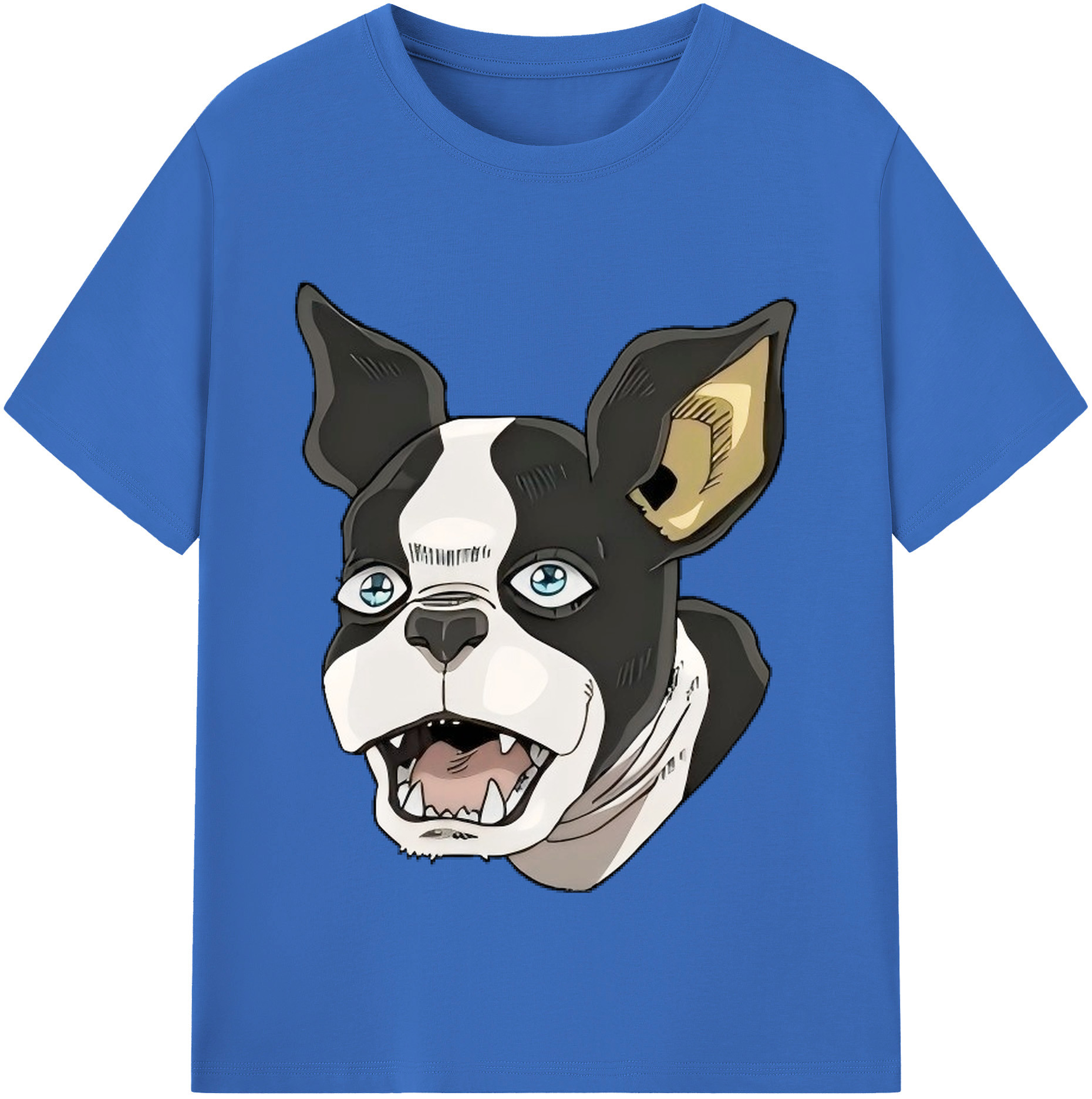 （画像用） ジョジョの奇妙な冒険 イギー JoJo's Bizarre Adventure Iggy 綿100％半袖Tシャツ（フロントプリント）