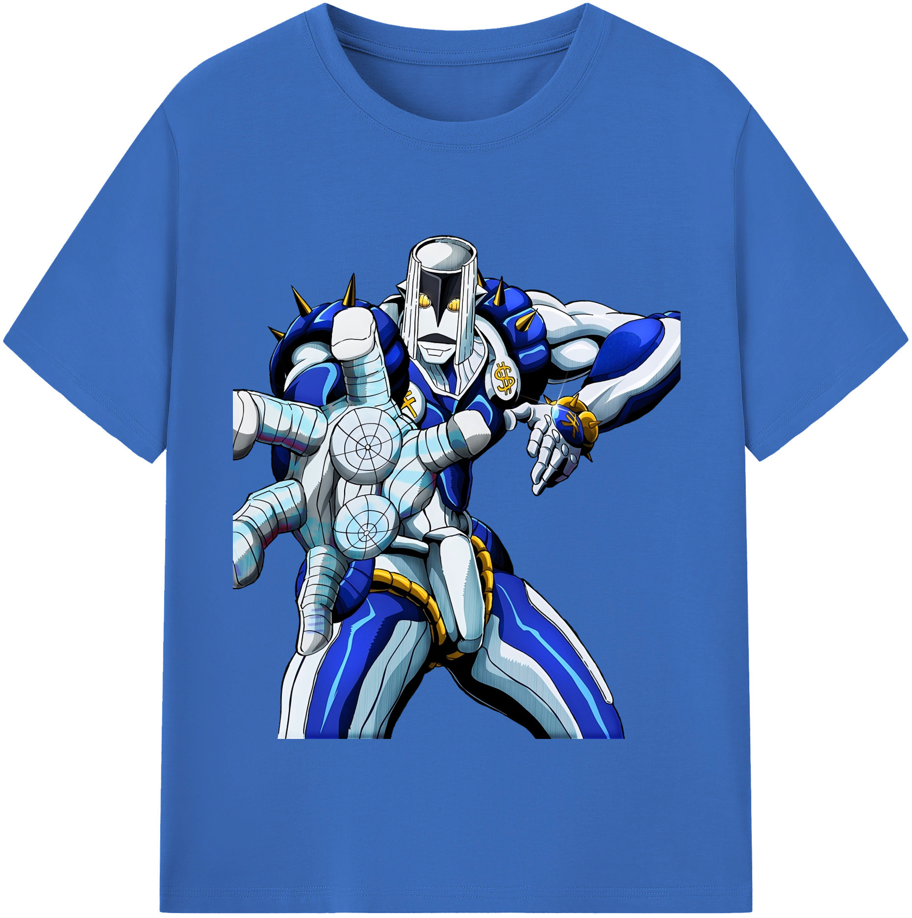 （画像用） ジョジョの奇妙な冒険 虹村億泰 にじむら おくやす JoJo's Bizarre Adventure Nijimura Okuyasu 綿100％半袖Tシャツ（フロントプリント）