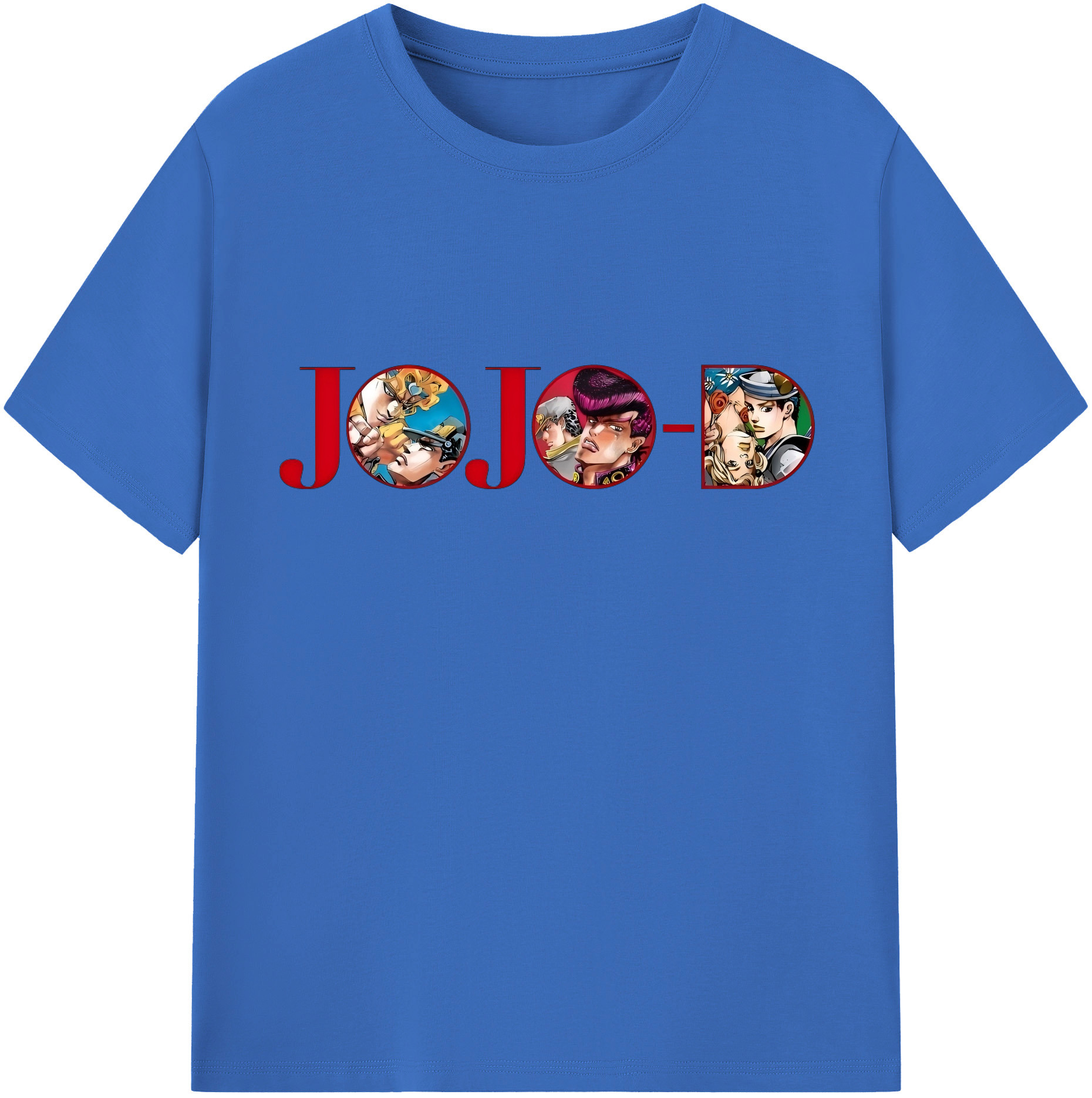 （画像用） ジョジョの奇妙な冒険 JoJo's Bizarre Adventure 綿100％半袖Tシャツ（フロントプリント）