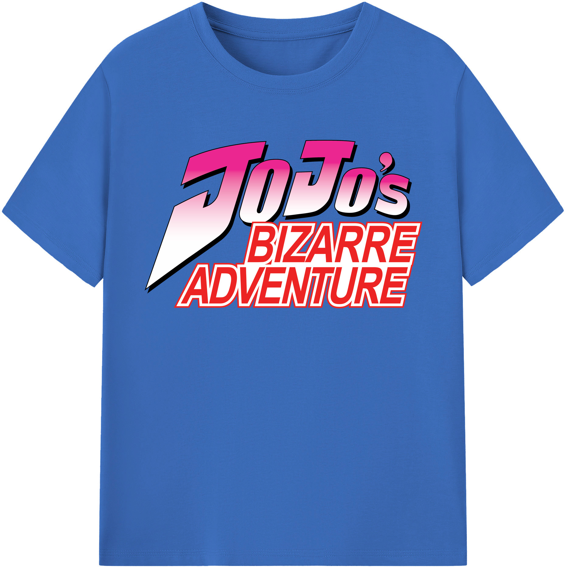 （画像用） ジョジョの奇妙な冒険 JoJo's Bizarre Adventure 綿100％半袖Tシャツ（フロントプリント）