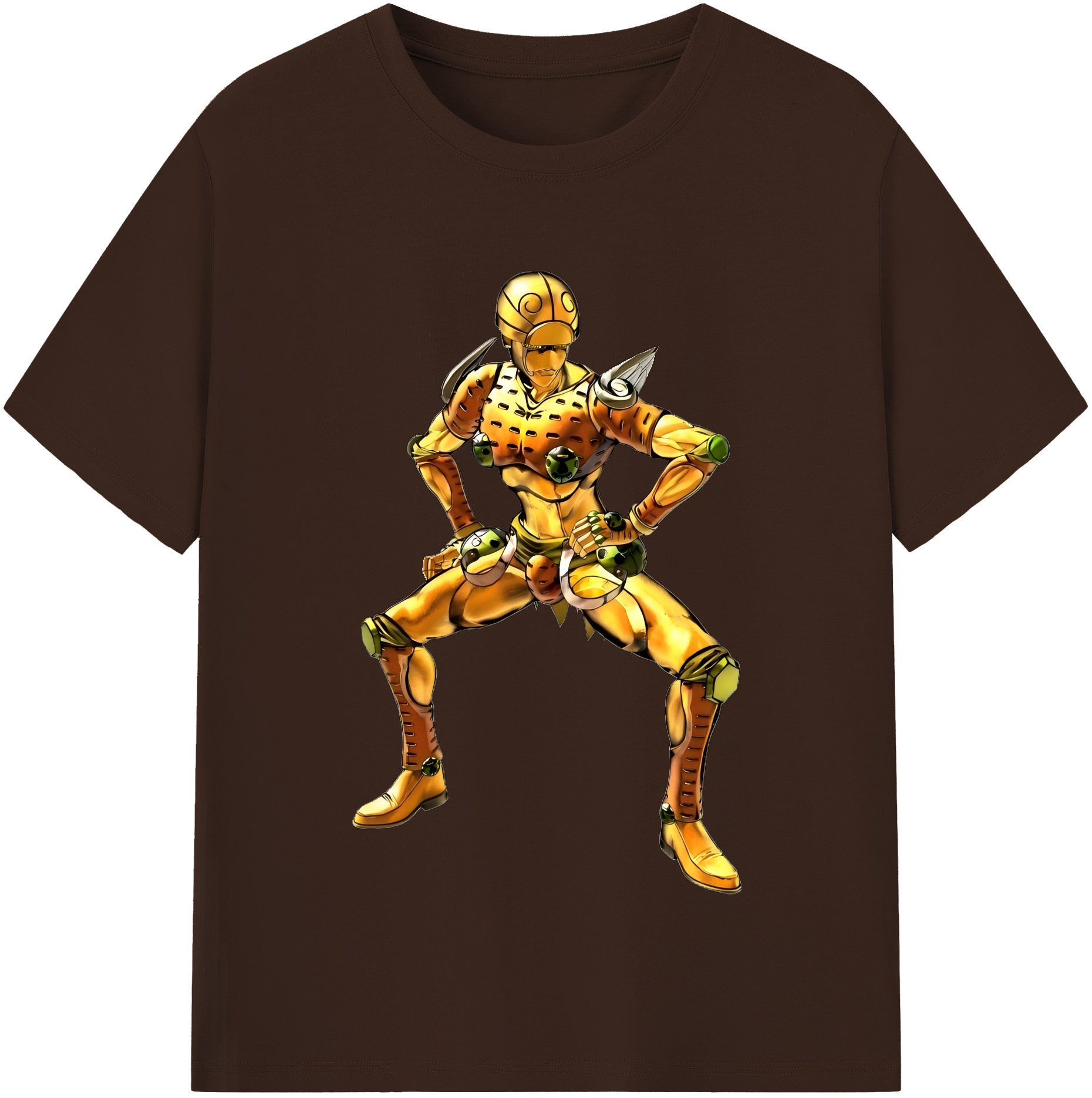 （画像用） ジョジョの奇妙な冒険 ジョルノ?ジョバァーナ JoJo's Bizarre Adventure Giorno Giovanna 綿100％半袖Tシャツ（フロントプリント）