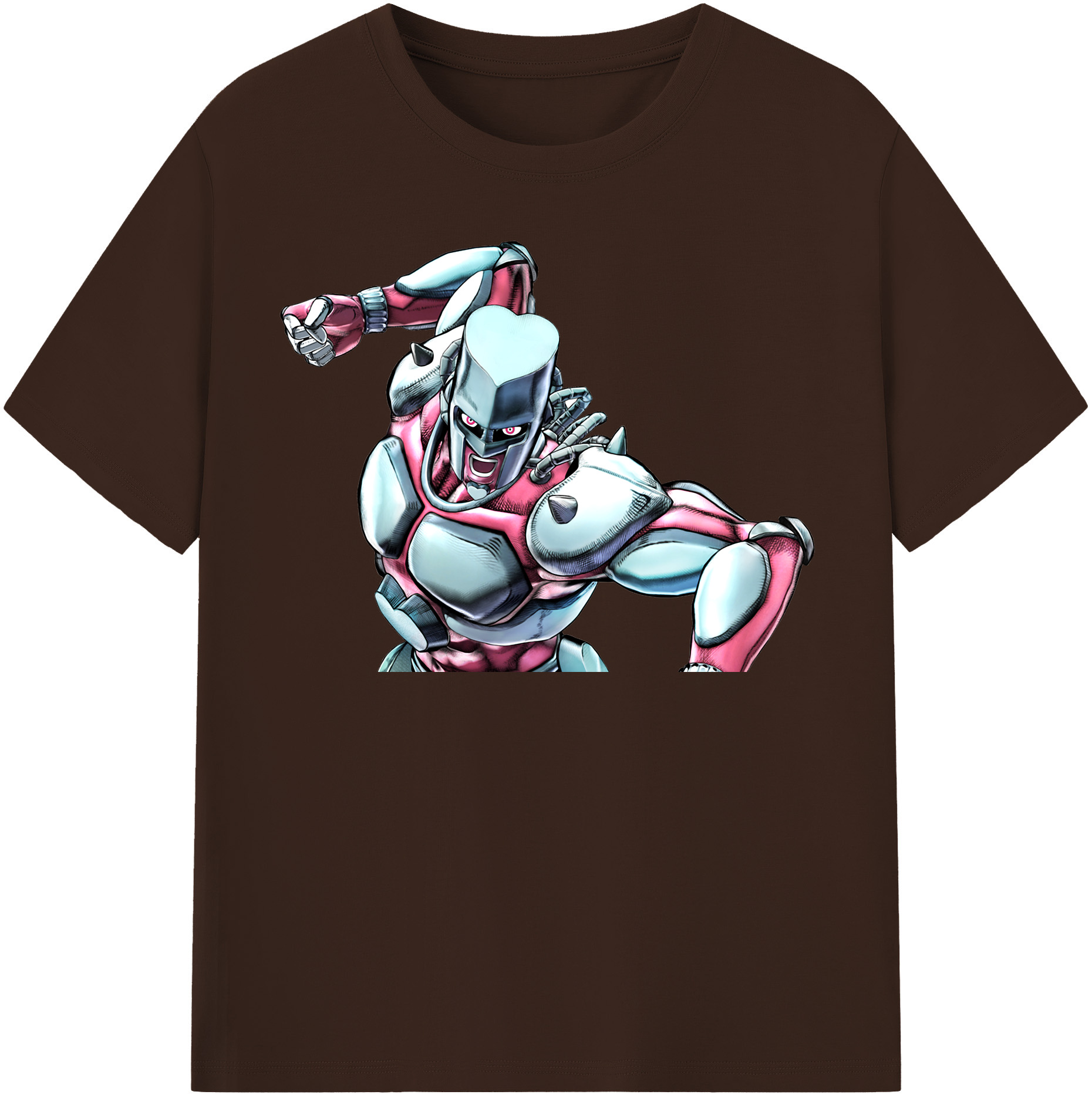 （画像用） ジョジョの奇妙な冒険 ひがしかた じょうすけ JoJo's Bizarre Adventure Higashikata Josuke 綿100％半袖Tシャツ（フロントプリント）