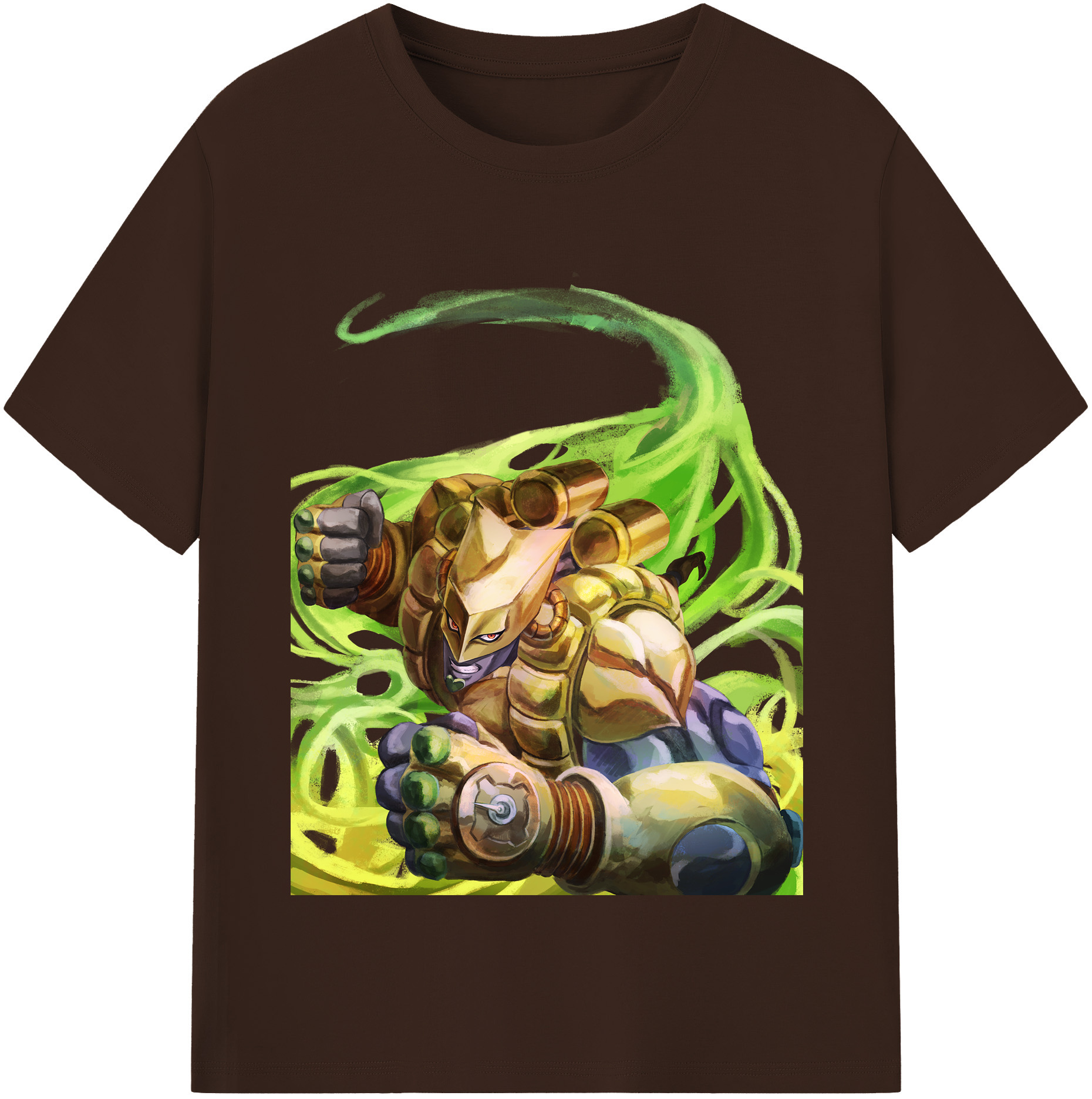 （画像用） ジョジョの奇妙な冒険 ディオ?ブランドー JoJo's Bizarre Adventure Dio Brando 綿100％半袖Tシャツ（フロントプリント）