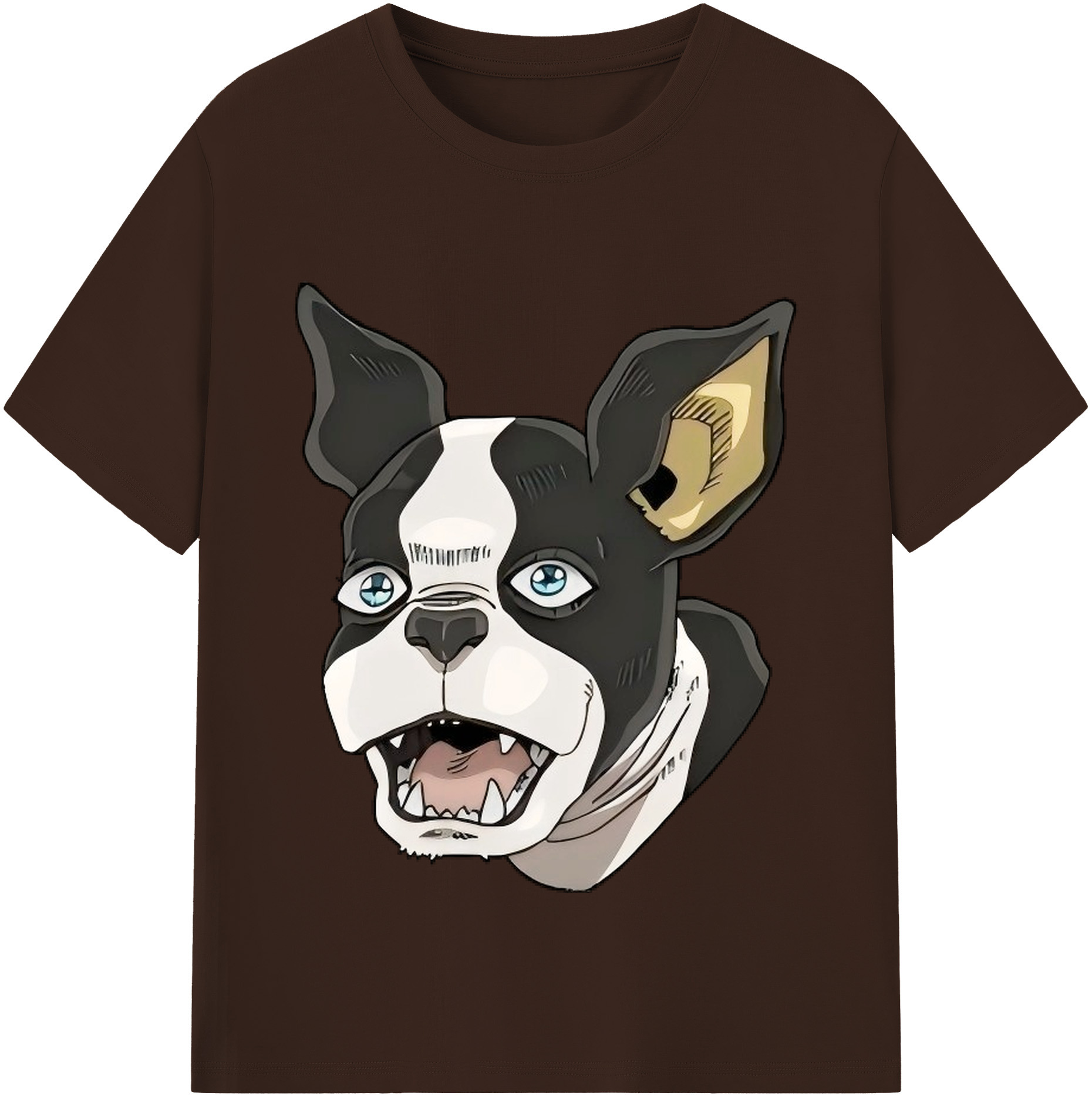 （画像用） ジョジョの奇妙な冒険 イギー JoJo's Bizarre Adventure Iggy 綿100％半袖Tシャツ（フロントプリント）